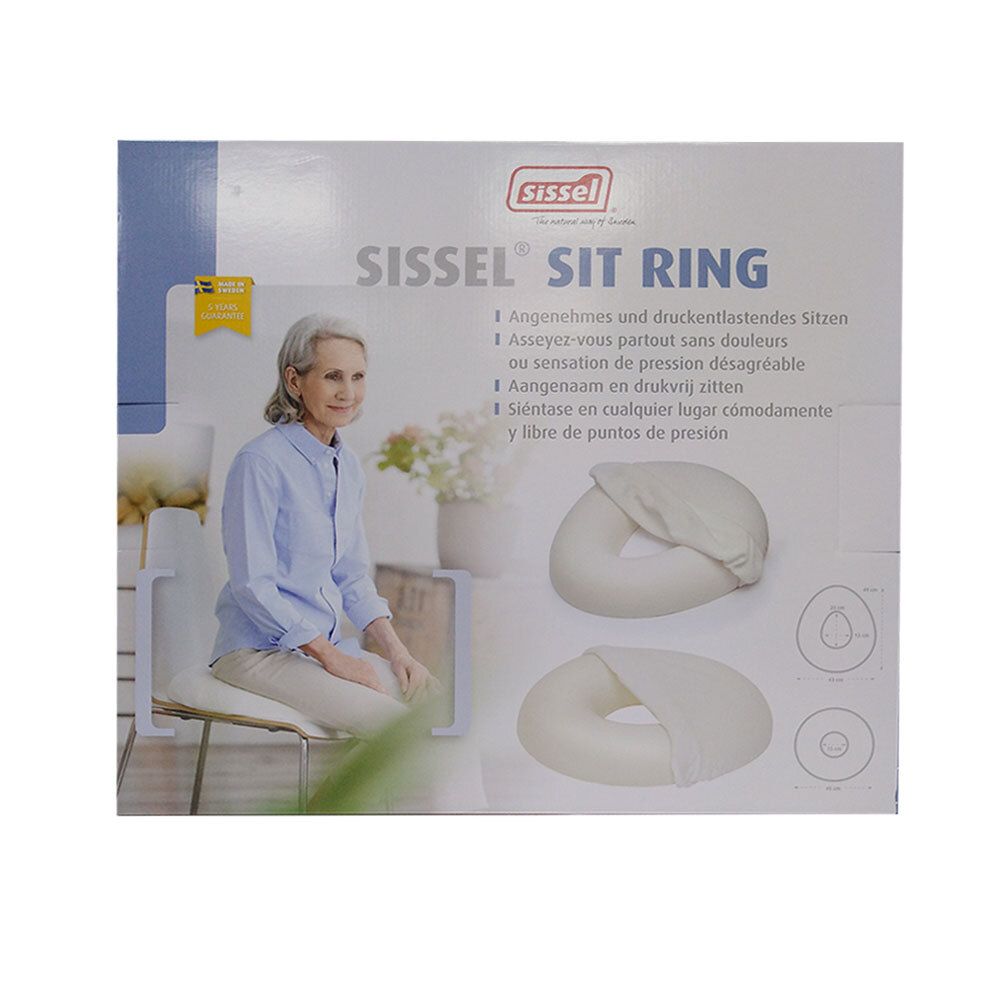 Sissel SIT RING Ronde + Couvert Blanc 1 pc(s) Oreiller