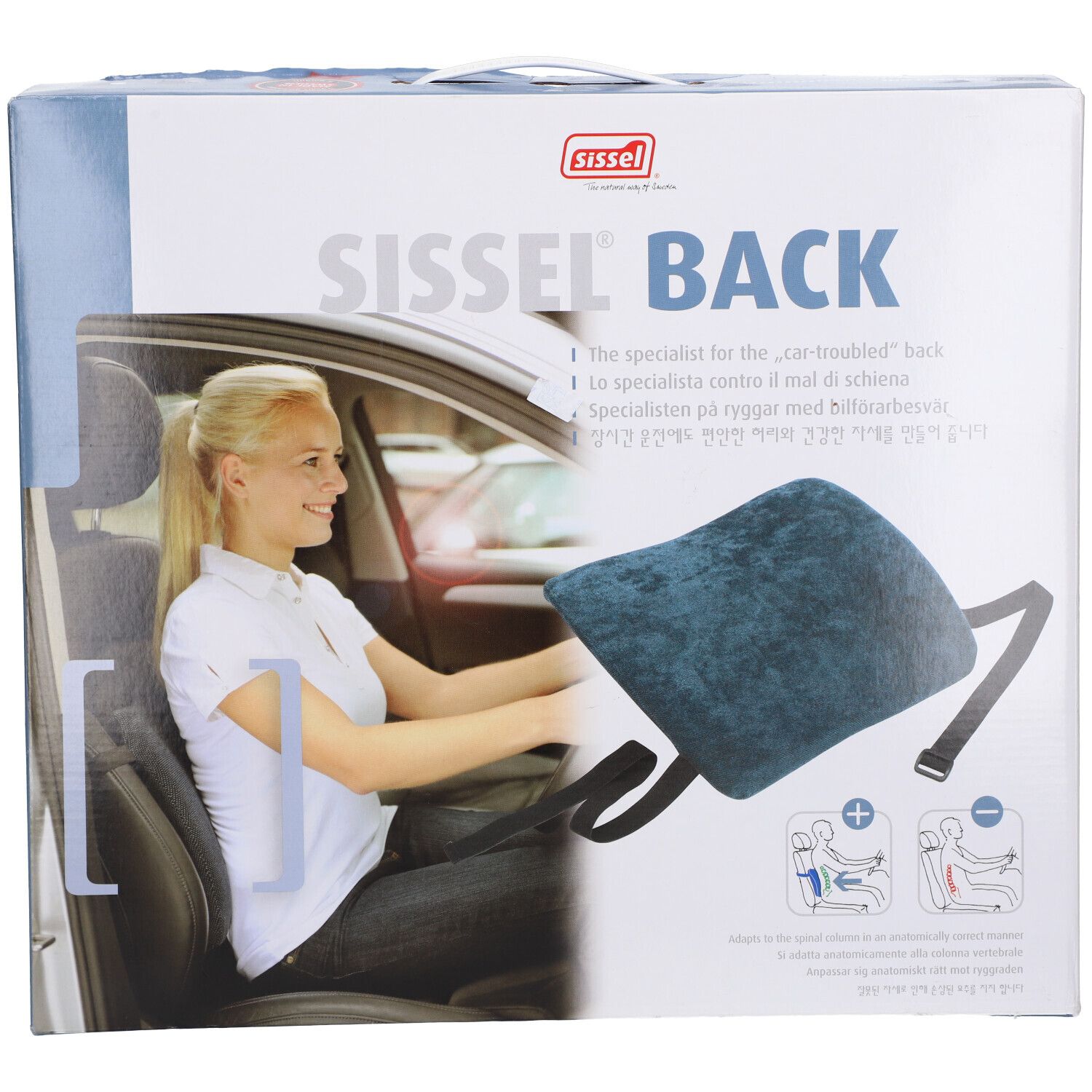 Sissel Back Lumbale Support Dos Gris 1 pc(s) Oreiller