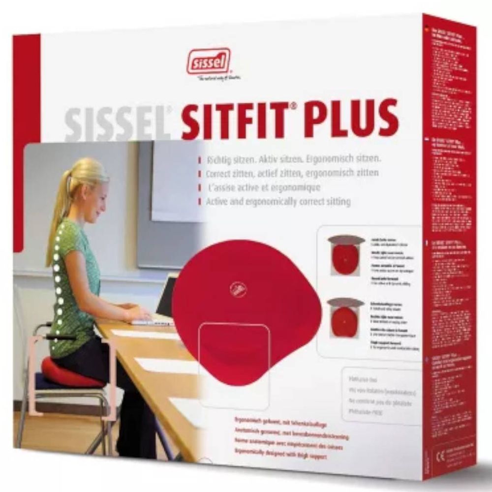 Sissel Sitfit Plus Coussin Rouge + Pompe 1 pc(s) Oreiller