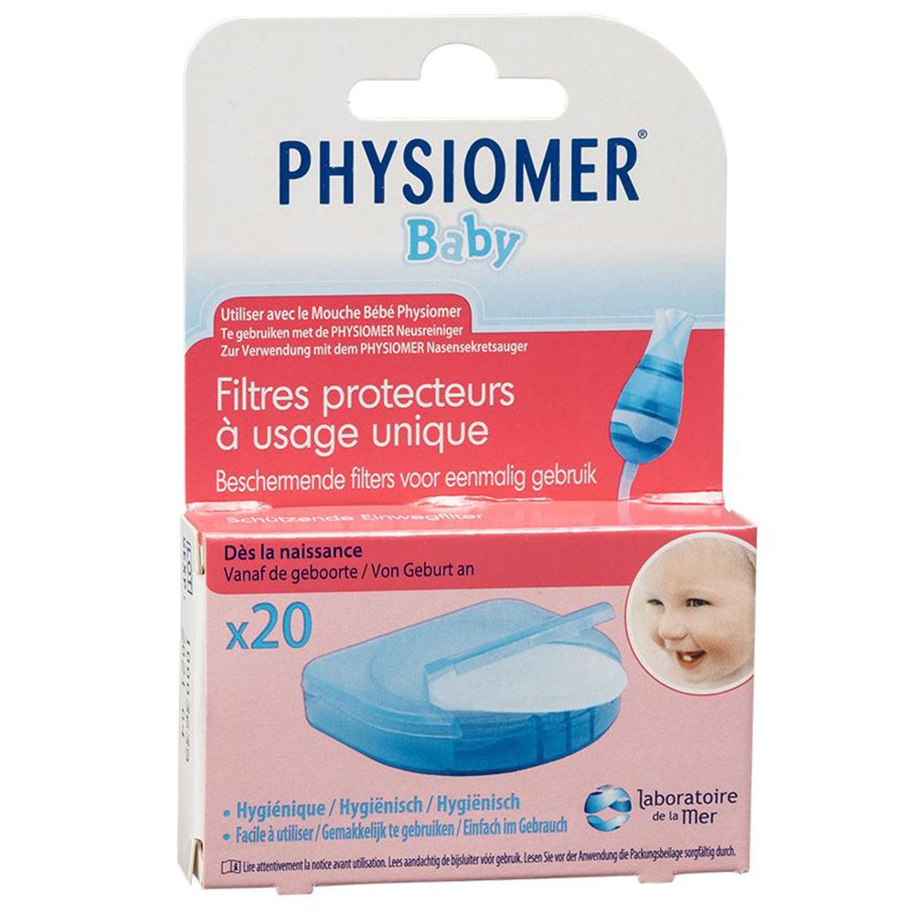 Physiomer Baby Filtres protecteurs 20 pc(s) Accessoire(S)