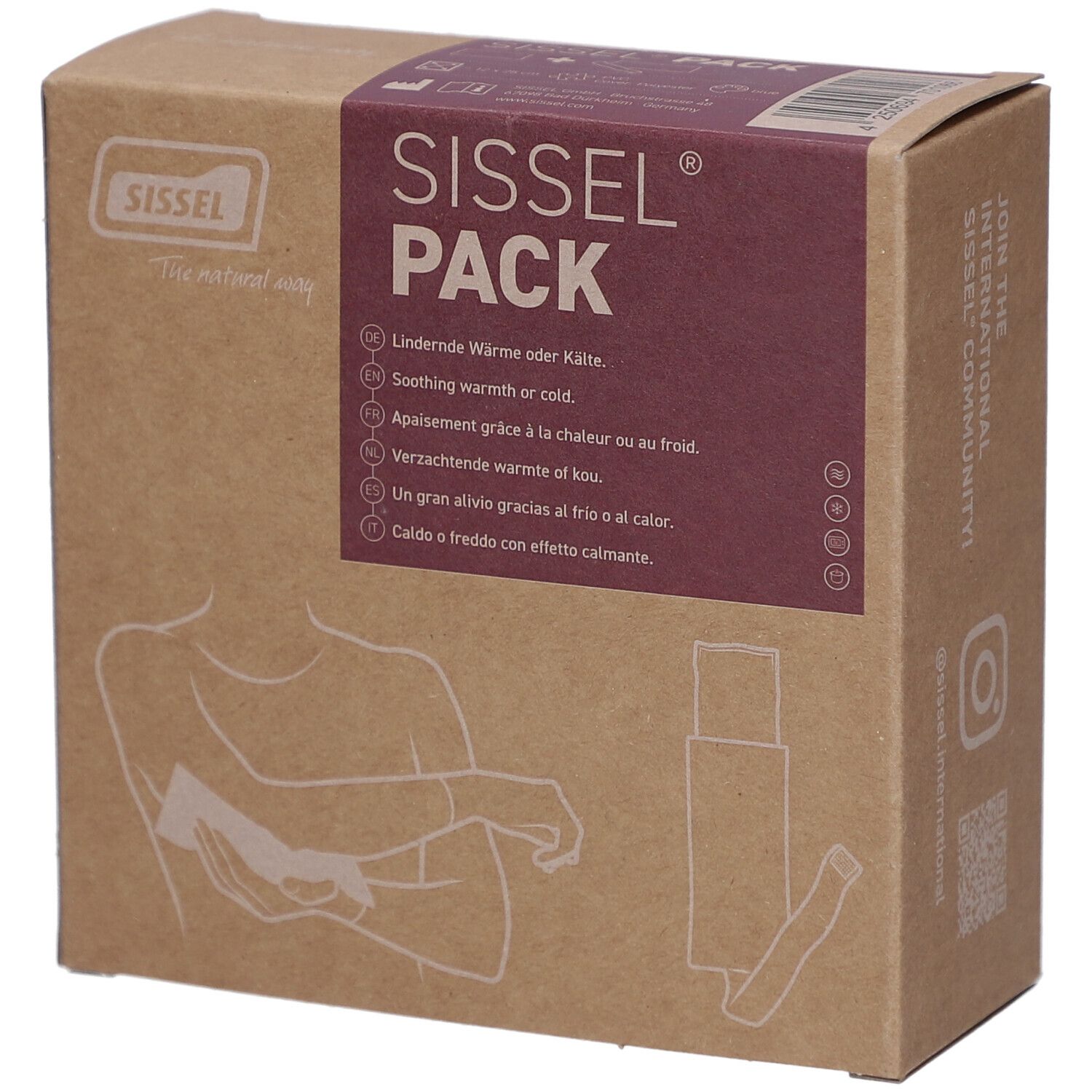 Sissel Pack Cold-Hot Compresse + Housse 1 pc(s) Compresses