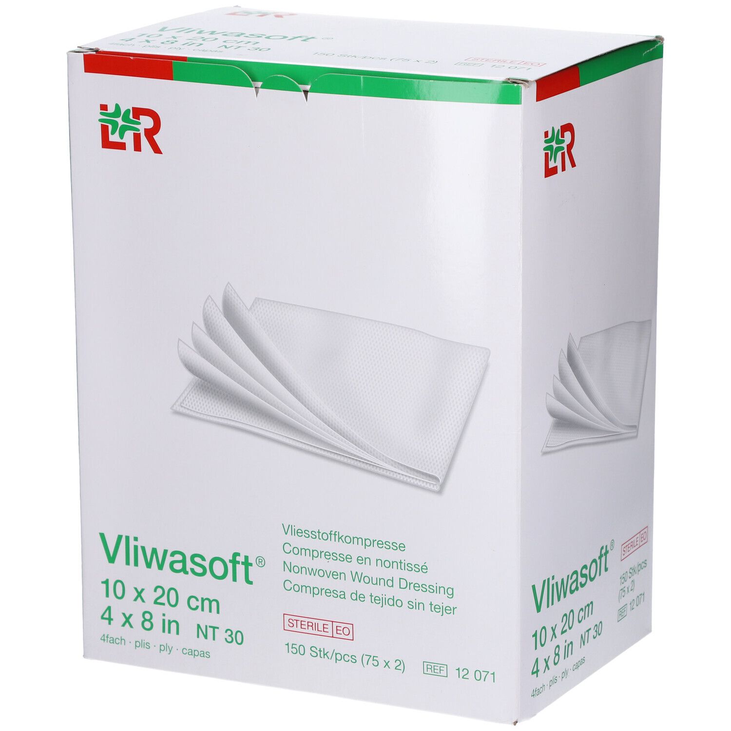 Vliwasoft 10 x 20cm 12071 75 pc(s) Compresses