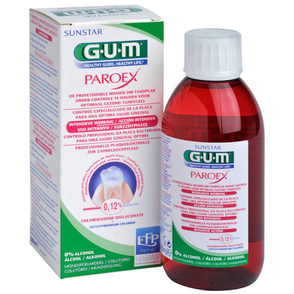 GUM Paroex Solution Buccale Bain De Bouche 300 ml