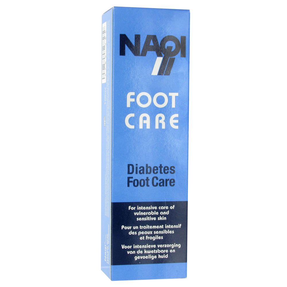 NAQI Soin Intensif Pieds Peaux Sèches et Sensibles 100 ml Crème De Pieds