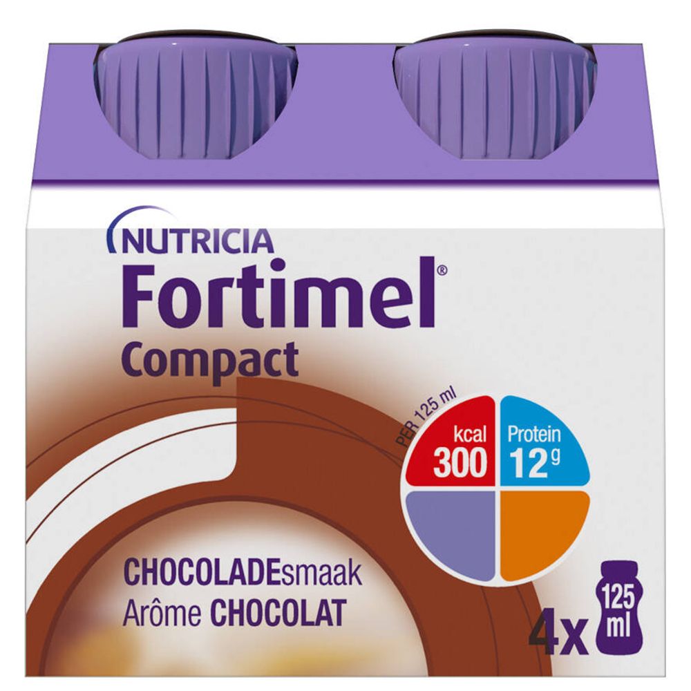 Fortimel Compact Chocolat 4x125 ml solution(s) buvable(s)