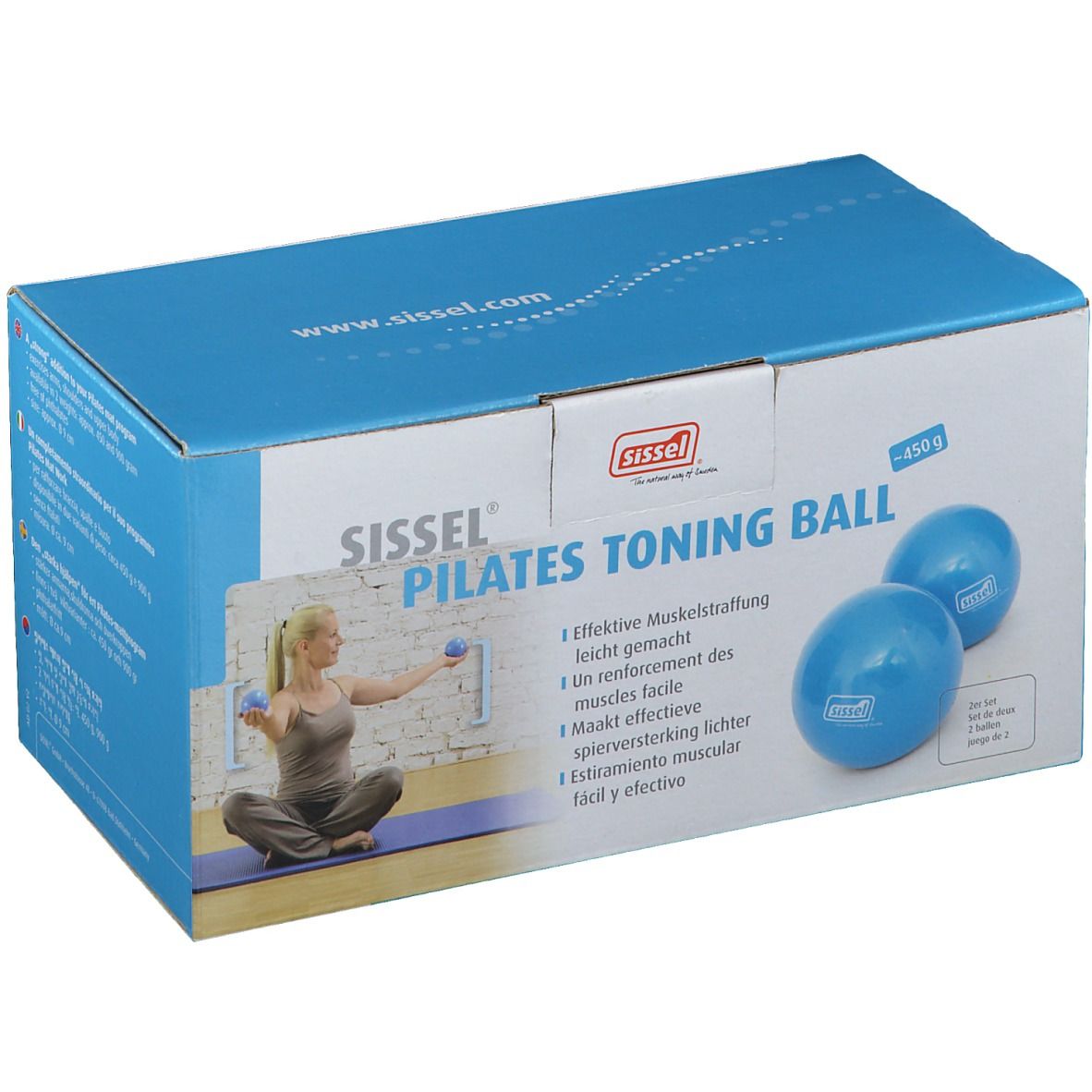 SISSEL® Pilates Toning Ball 450 g 450 g Balon