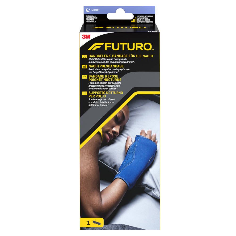 3M Futuro Night Attelle Poignet Nocturne Réglable 1 pc(s) Bandage(S)