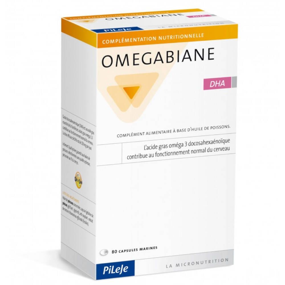 Ceroline Pileje Omegabiane Dha Capsule(S) 80 Pc(S) Enfants - Image 1