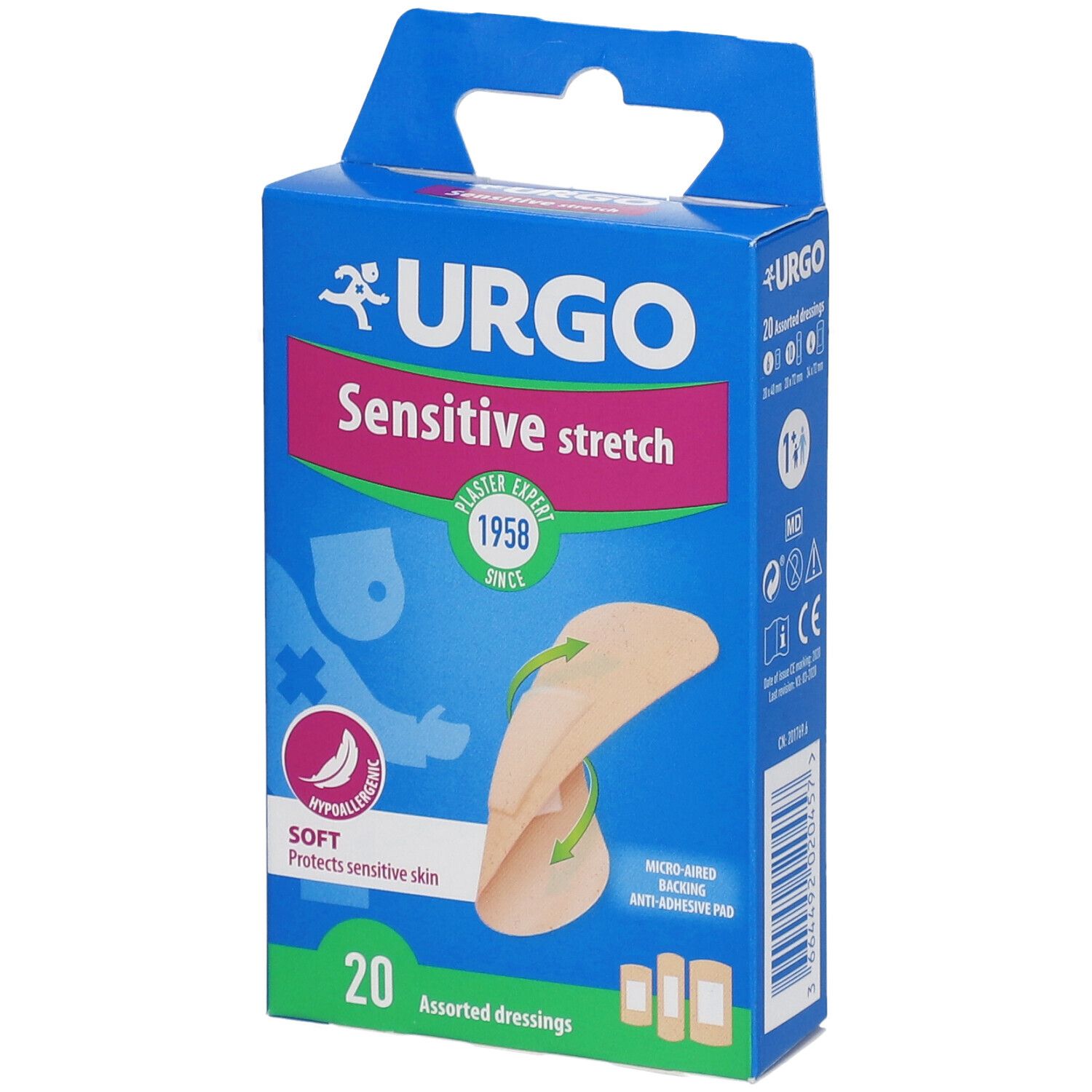 Urgo Sensitive Stretch Pansements Pansement(S) 20 Pc(S) - Image 1