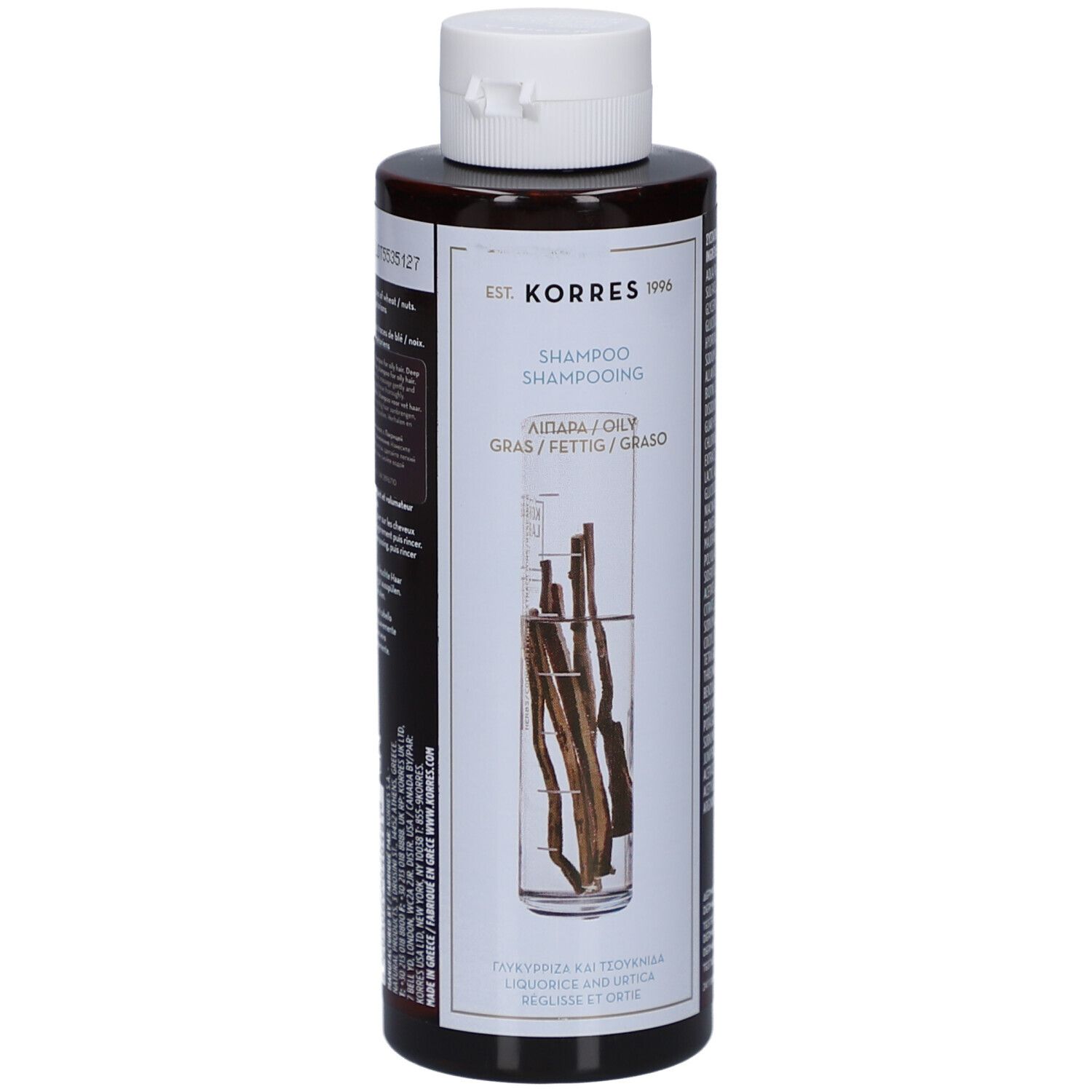 Korres Liquorice & ; Urtica, Shampooing À L'extrait De Réglisse Et D'ortie Pour Cheveux Gras, 250 Ml - Image 3