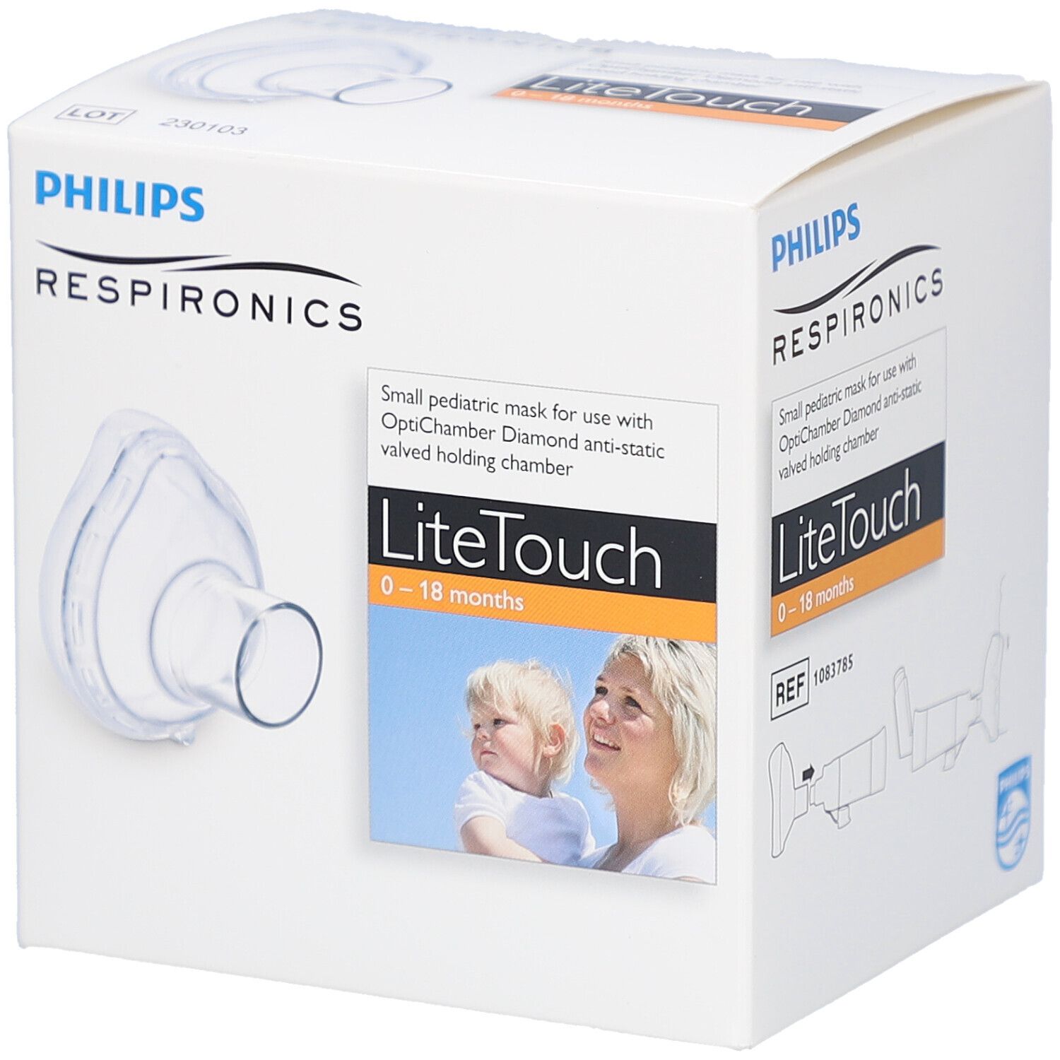 Optichamber Philips Diamond Litetouch Masque S 1 Pc(S)