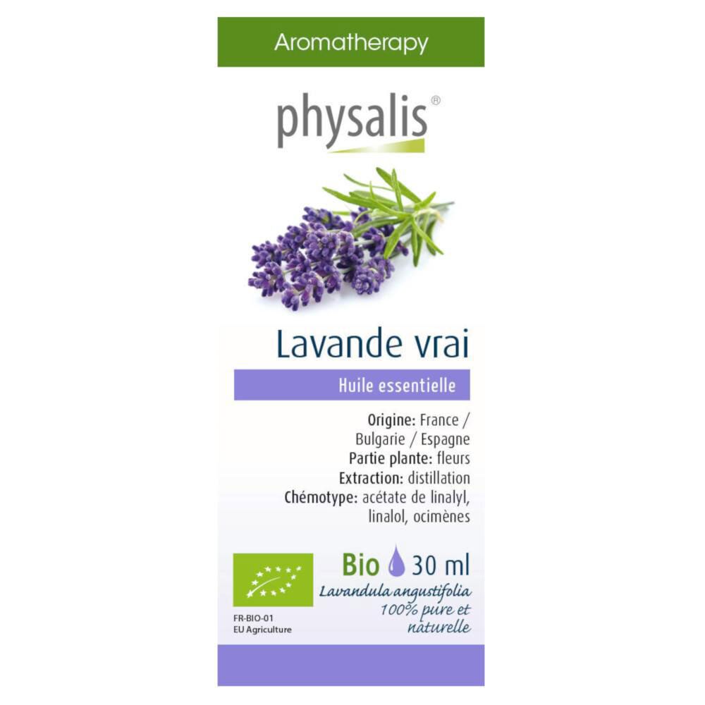 physalis Huile essentielle Lavande vraie 30 ml Huile