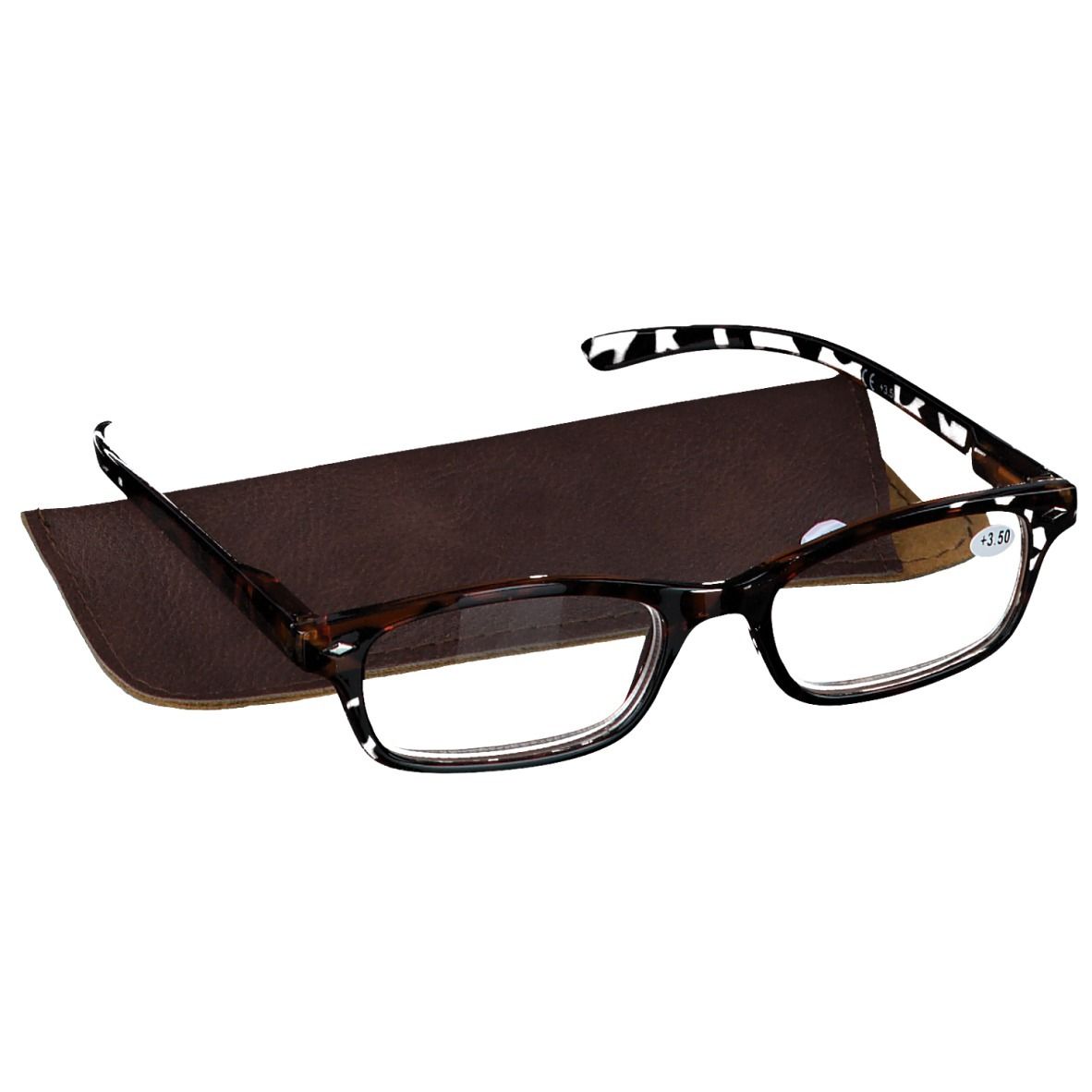 pharmaGLASSES® Lunettes de lecture Brun +3.50 1 pc(s)