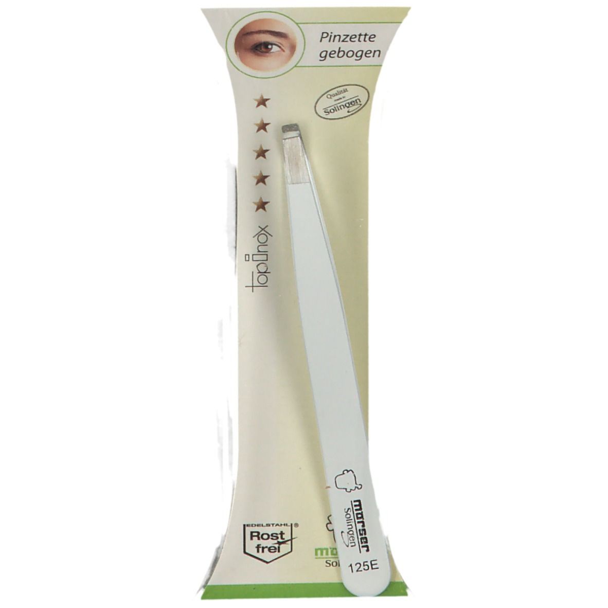 Mörser Pince à épiler Topinox Crabe Blanche N125E 1 pc(s) Pinces À Épiler