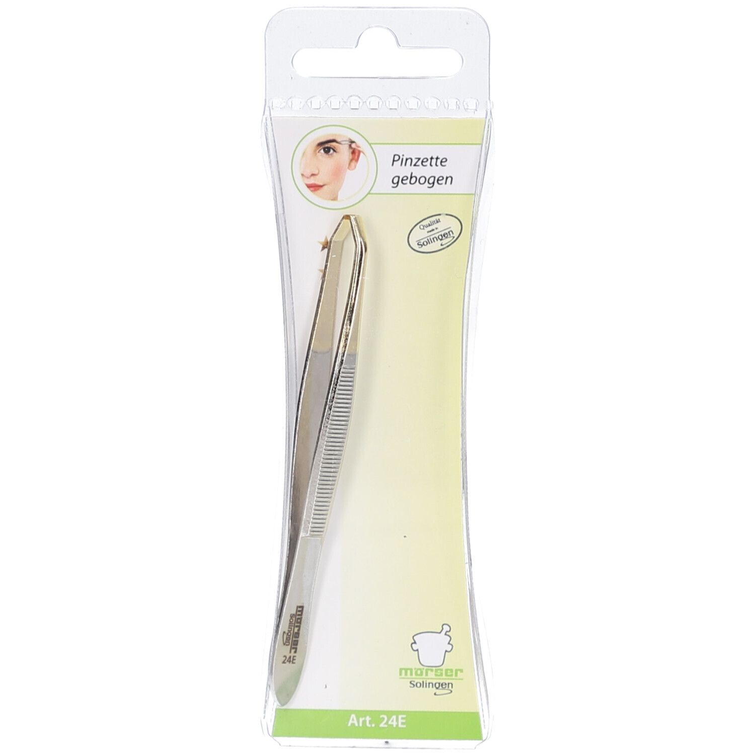 Mörser Pince à épiler bouts dorées pointes inclinées 1 pc(s) Pinces À Épiler