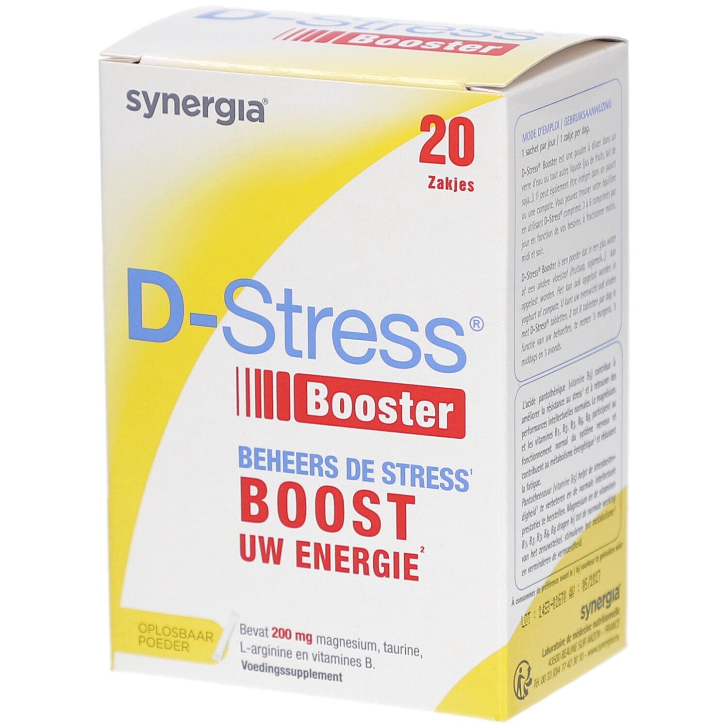 Synergia Booster D-Stress 20 pc(s) Sachet(S)