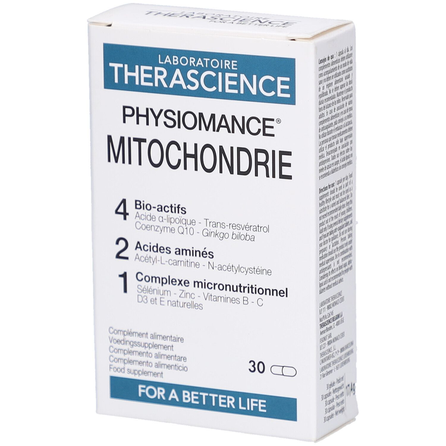 Physiomance Mitochondrie Capsule(S) 30 Pc(S)