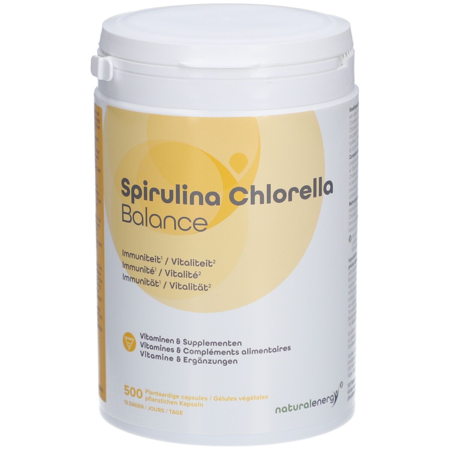 Natural Energy Spirulina - Chlorella Balance 500 pc(s) Capsule(S)