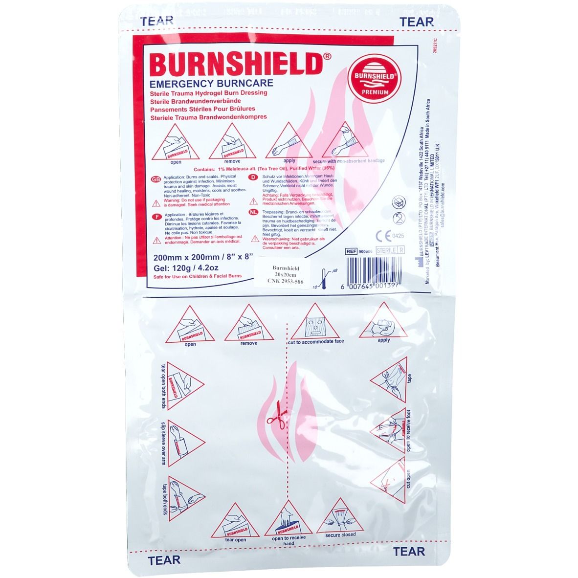 Covarmed Burnshield® Emergency Burncare Bandage(S) 1 Pc(S)