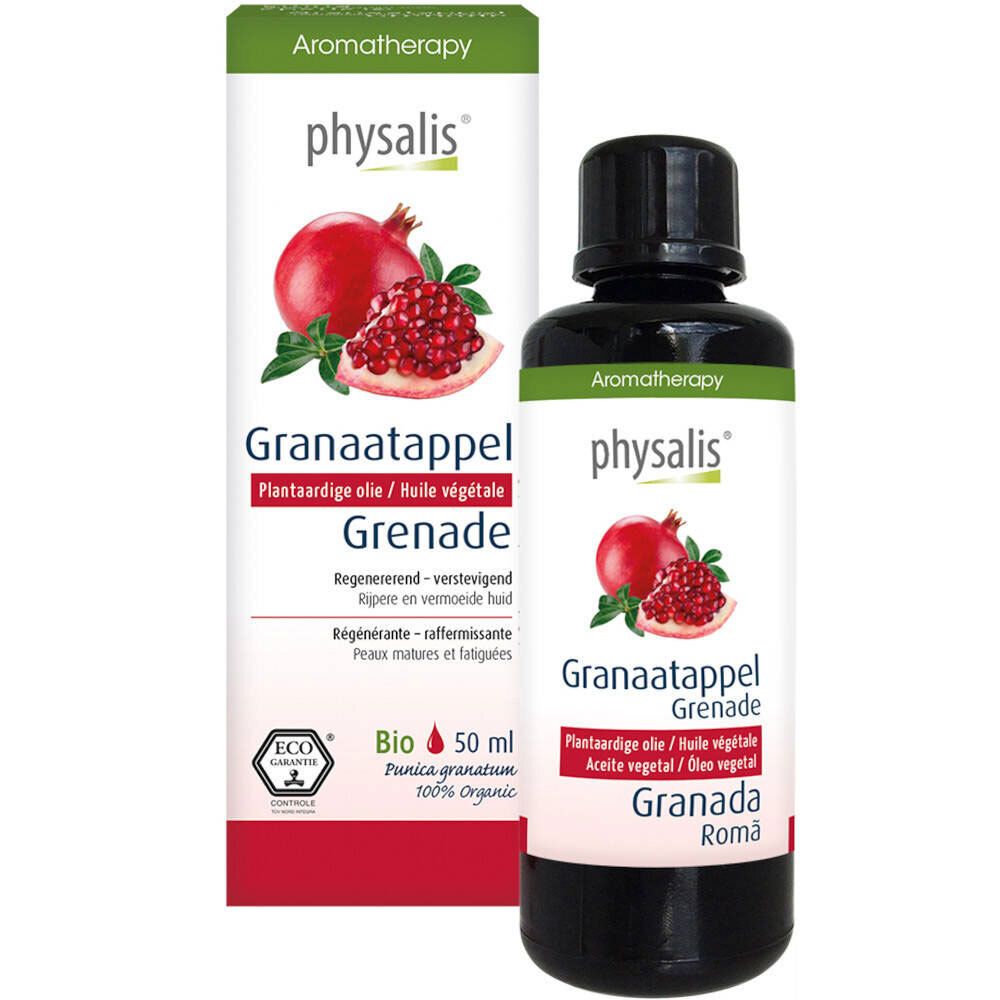 Physalis Physalis® Huile Végétale Bio Grenade 50 Ml