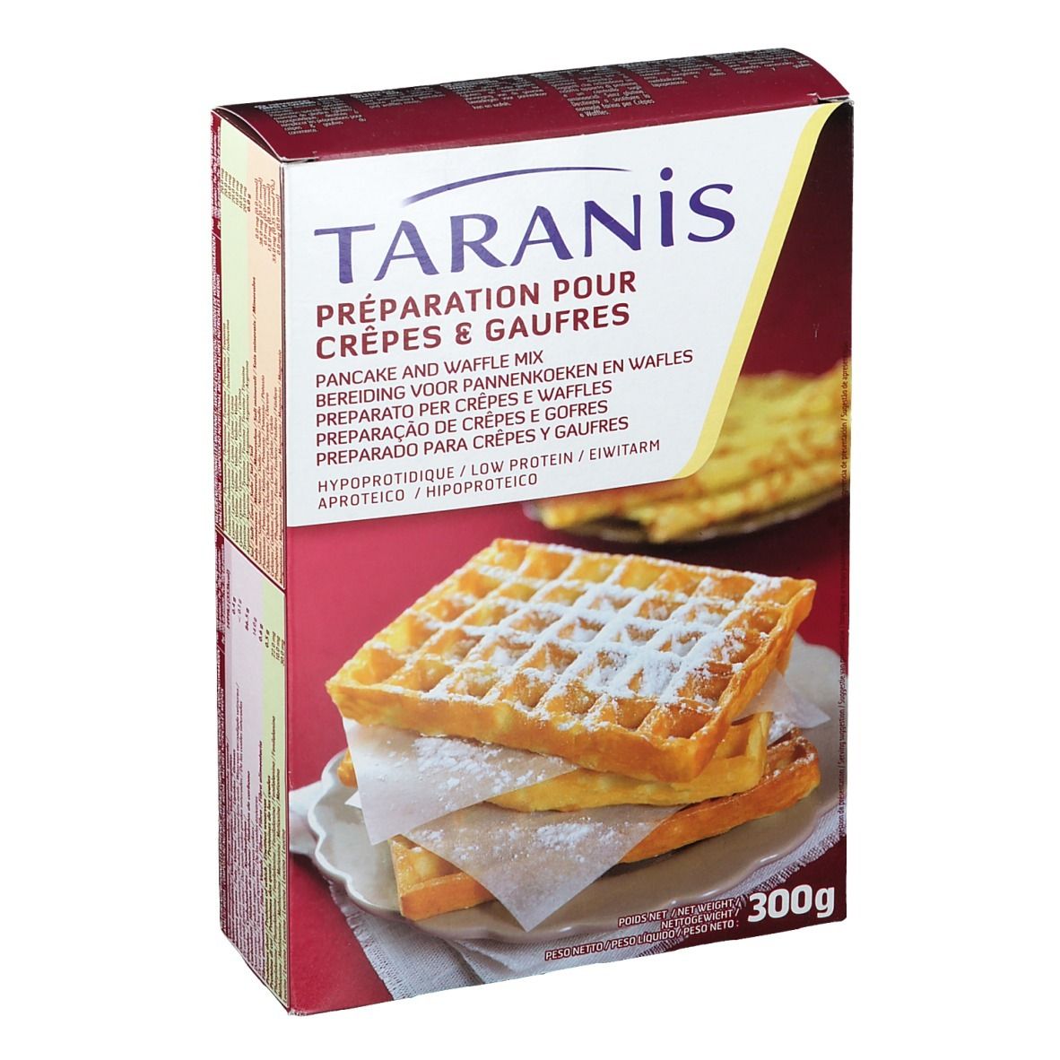Taranis Préparation crêpes et gaufres 300 g Poudre