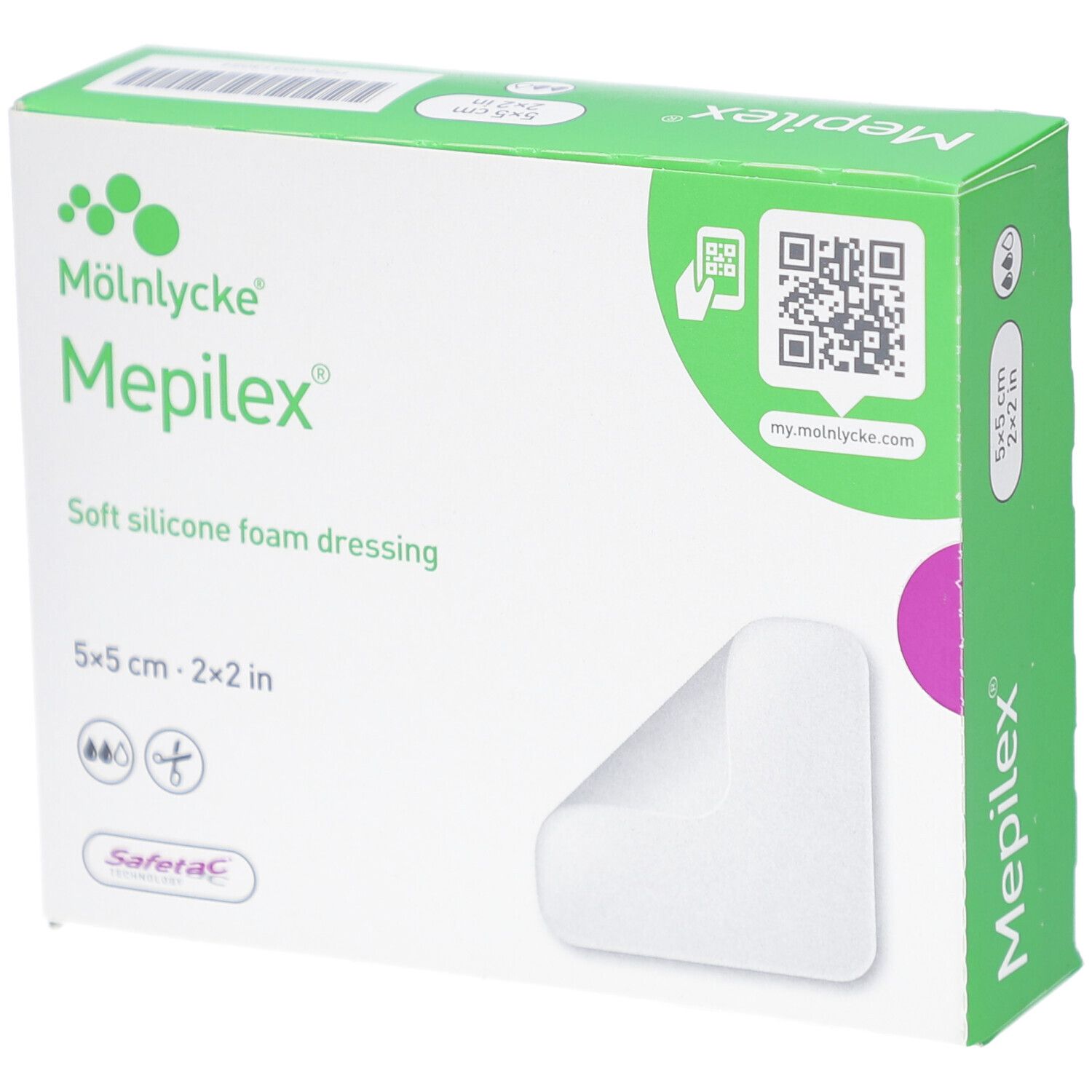 Mepilex 5 cm x 5 cm 5 pc(s) Compresses