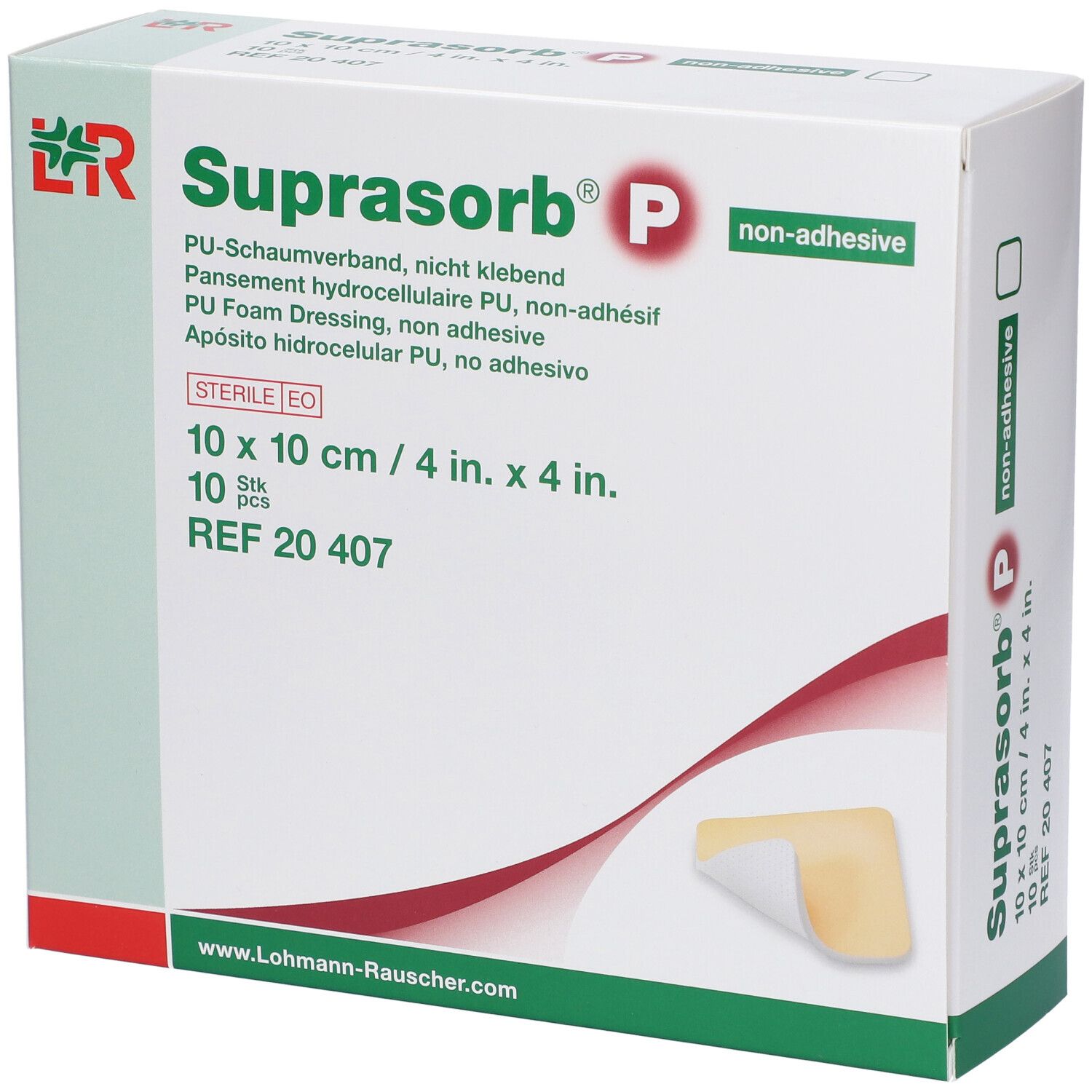 Suprasorb P non-adhesive 10 x 10 cm 10 pc(s) Compresses