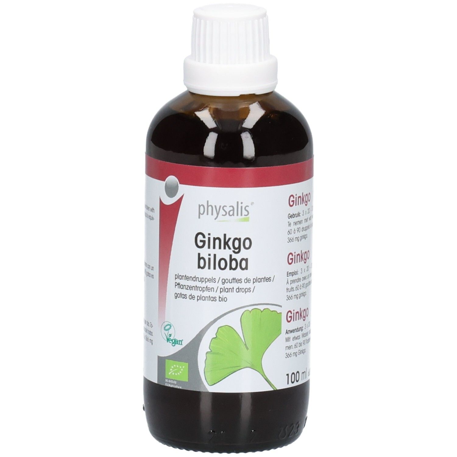 Physalis Ginkgo Biloba Gouttes De Plantes Bio Goutte(S) 100 Ml Enfants