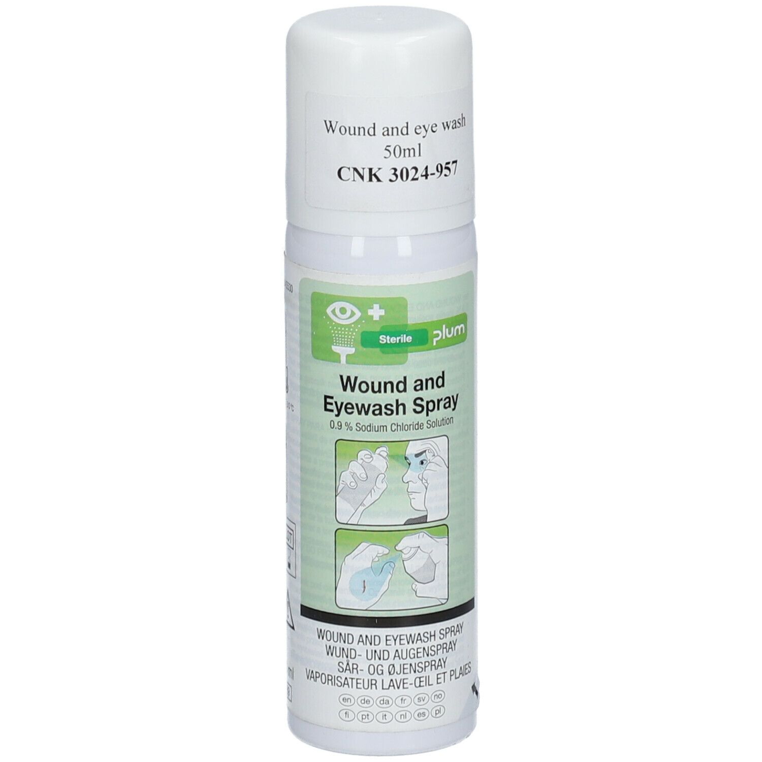 plum Sterile Vaporisateur Lave-Oeil et Plaies 50 ml Produit(S) Nettoyant(S)