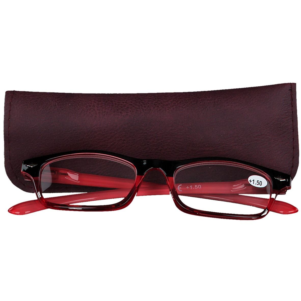 pharmaGLASSES® Lunettes de lecture Rouge +1.50 1 pc(s)