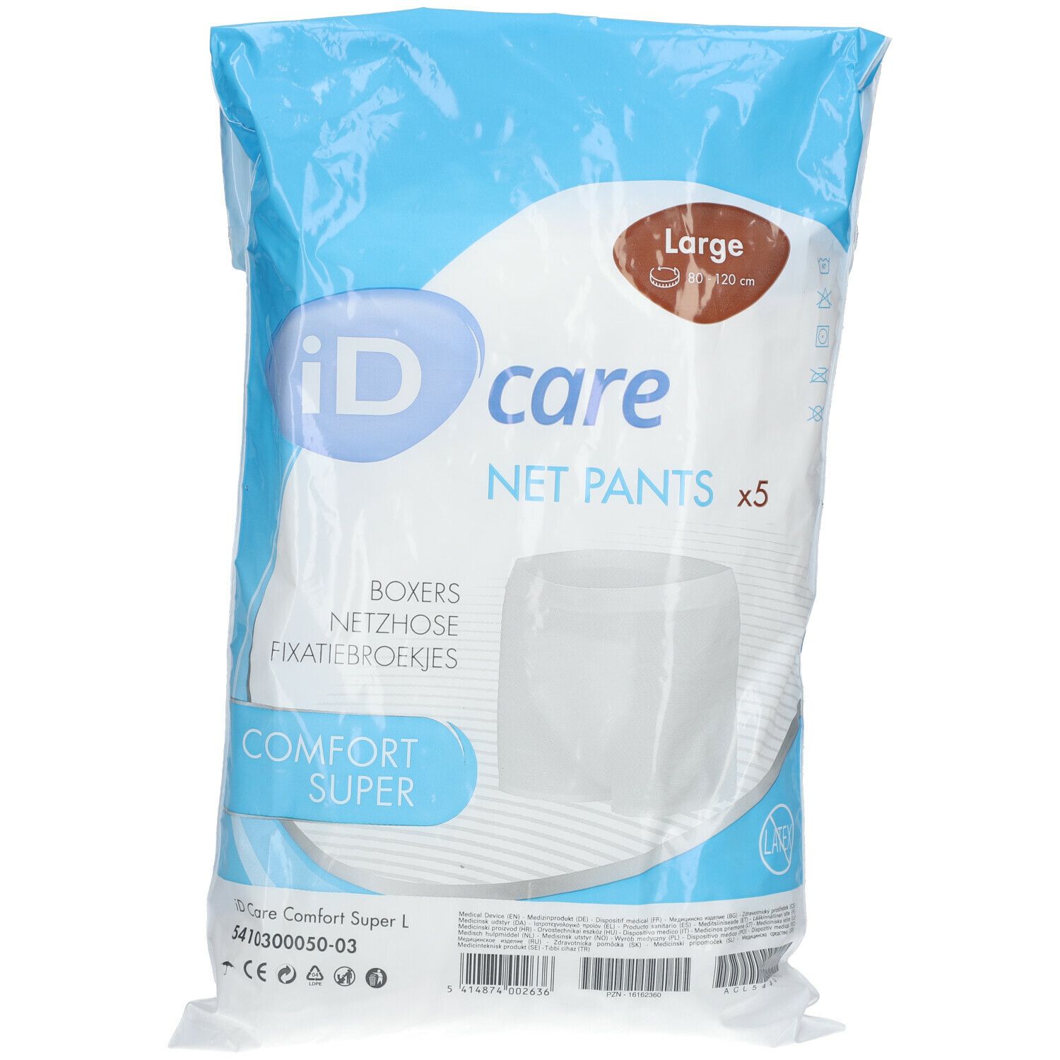 iD Expert Fix Comfort Super Large Culotte D'Incontinence 5 pc(s)