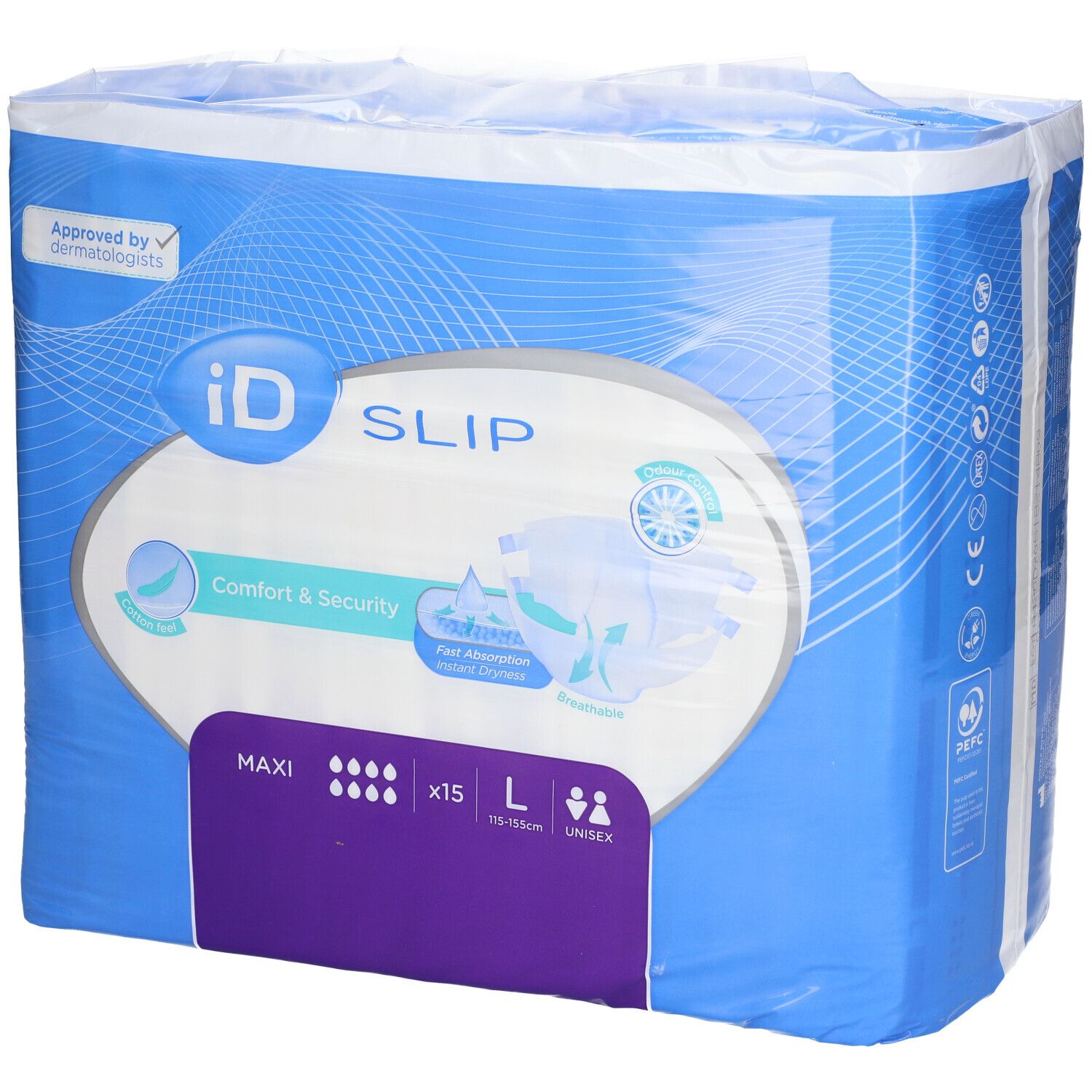 iD Expert Slip Maxi L 15 pc(s) Culotte D'Incontinence