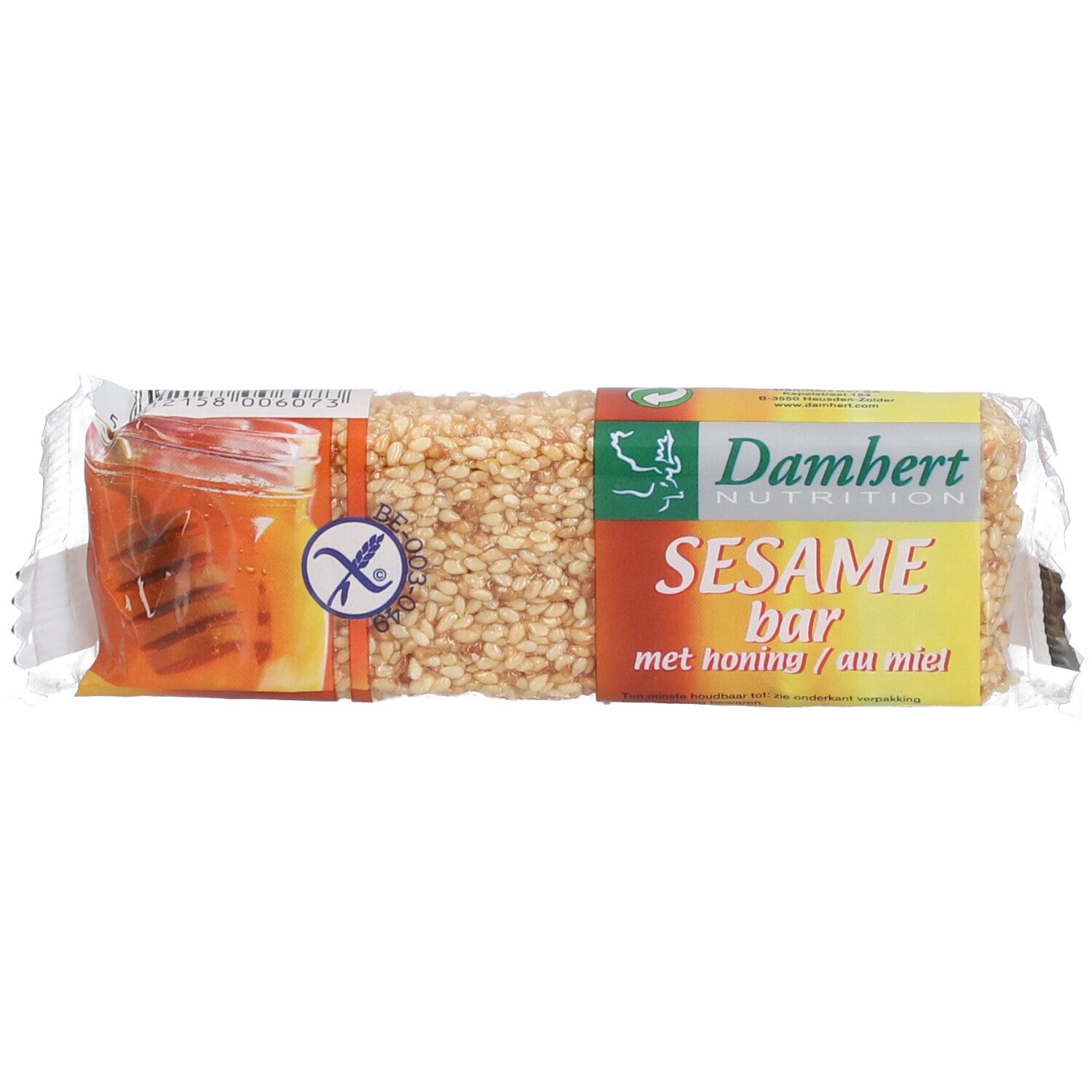 Damhert Barre de sésame sans gluten 50 g