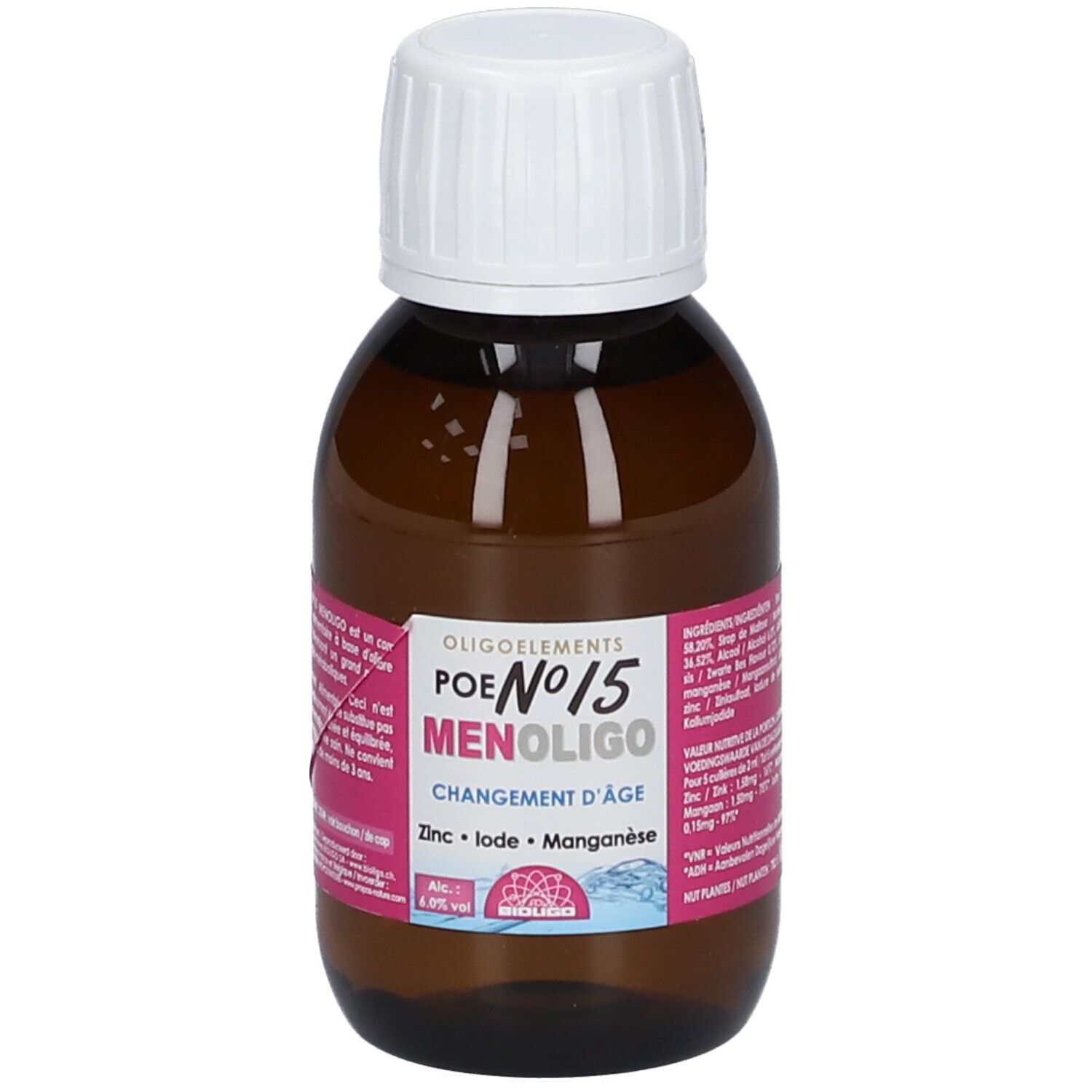 Bioligophyt Poe N°15 Menoligo Solution(S) 100 Ml