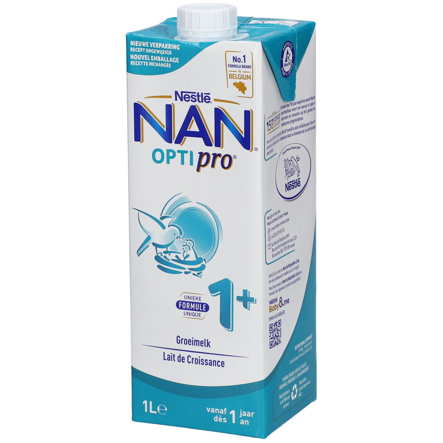 Nestlé NAN OPTIPRO Lait de croissance 1+ 1 l Lait