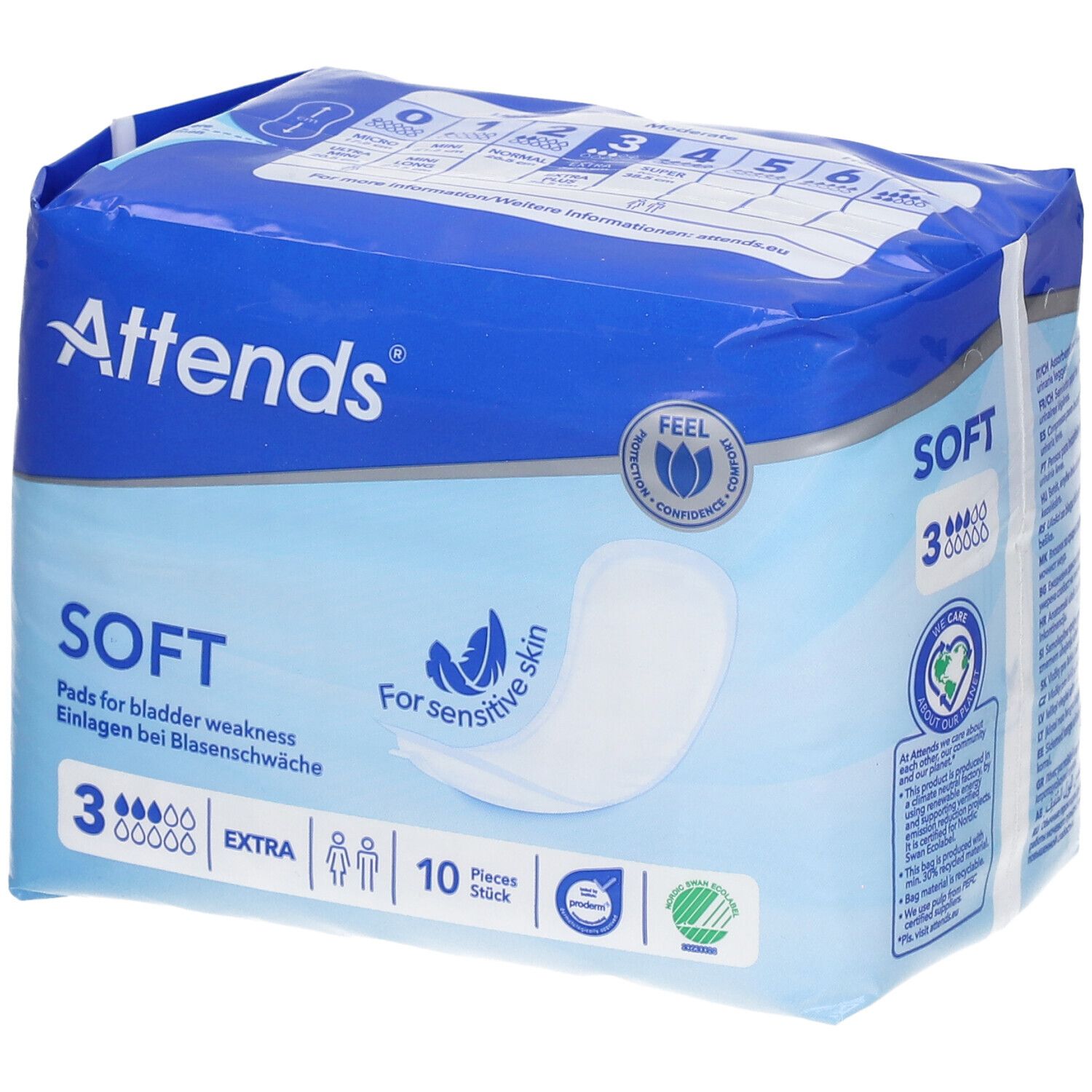 Attends Soft Extra 3 Protège-slips Serviette hygienique 10 pc(s)