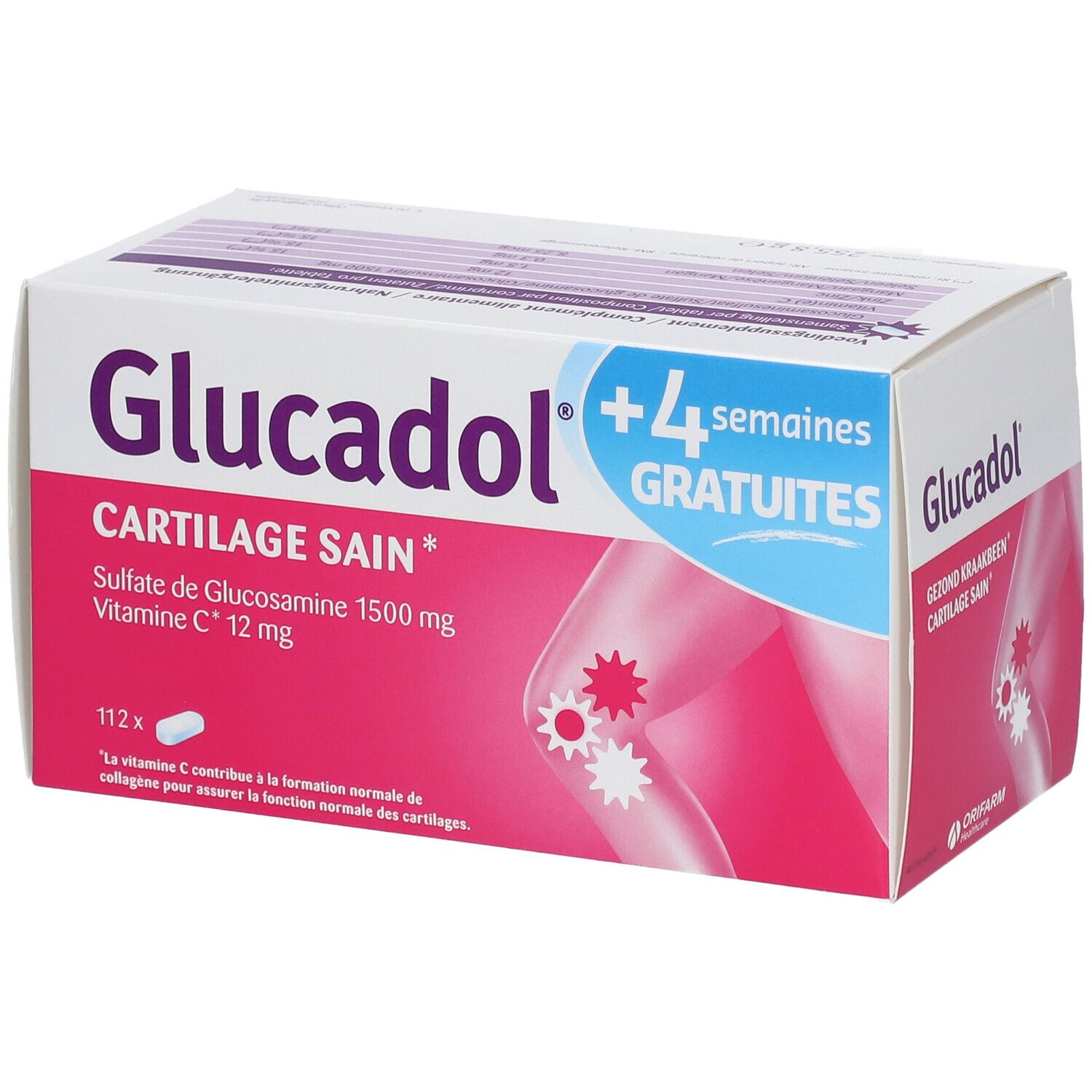 Glucadol® 1500 mg 4 Semaines Gratuites Comprimé(S) 112 pc(s)