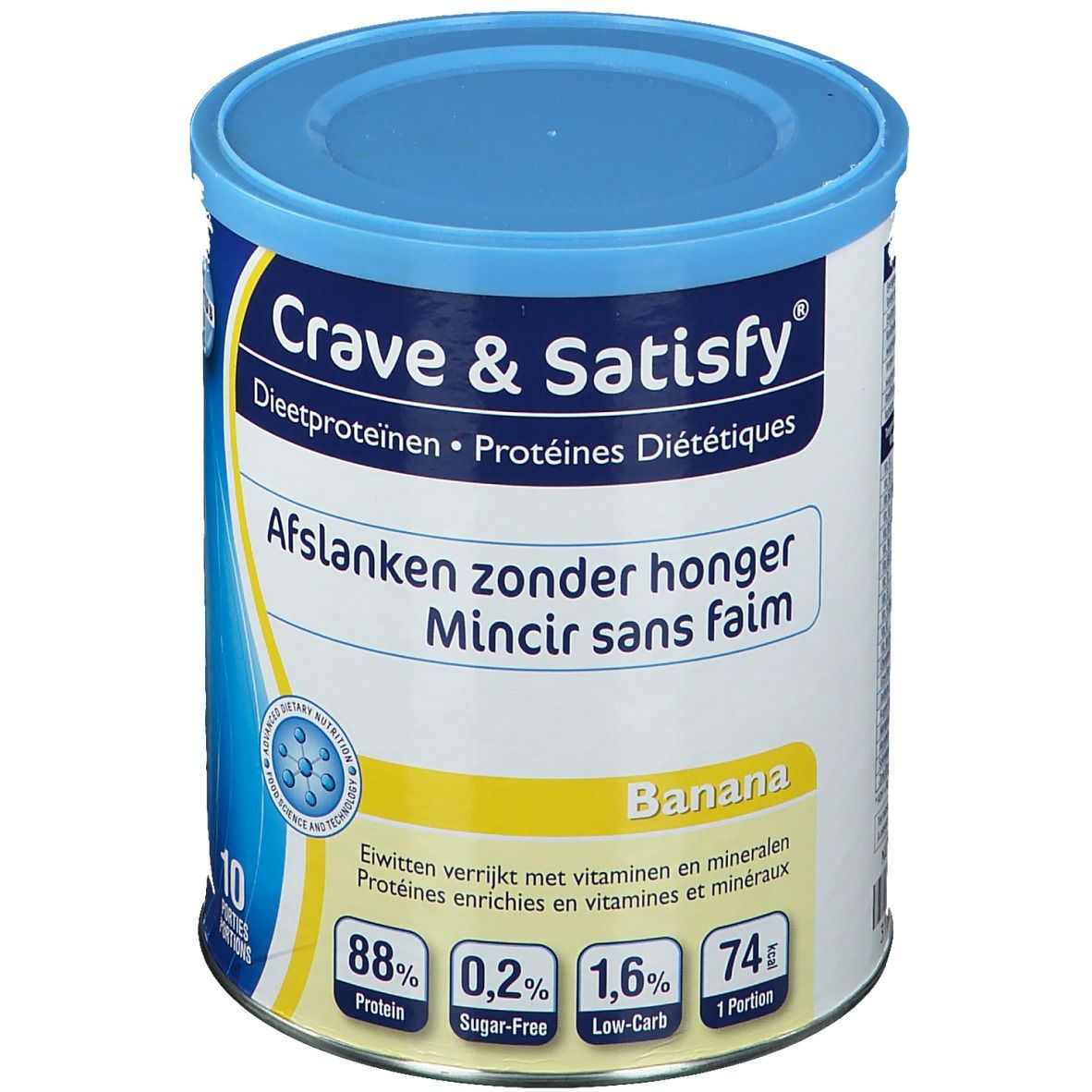 CRAVE & SATISFY Protéines Diététique Banane Poudre 200 g