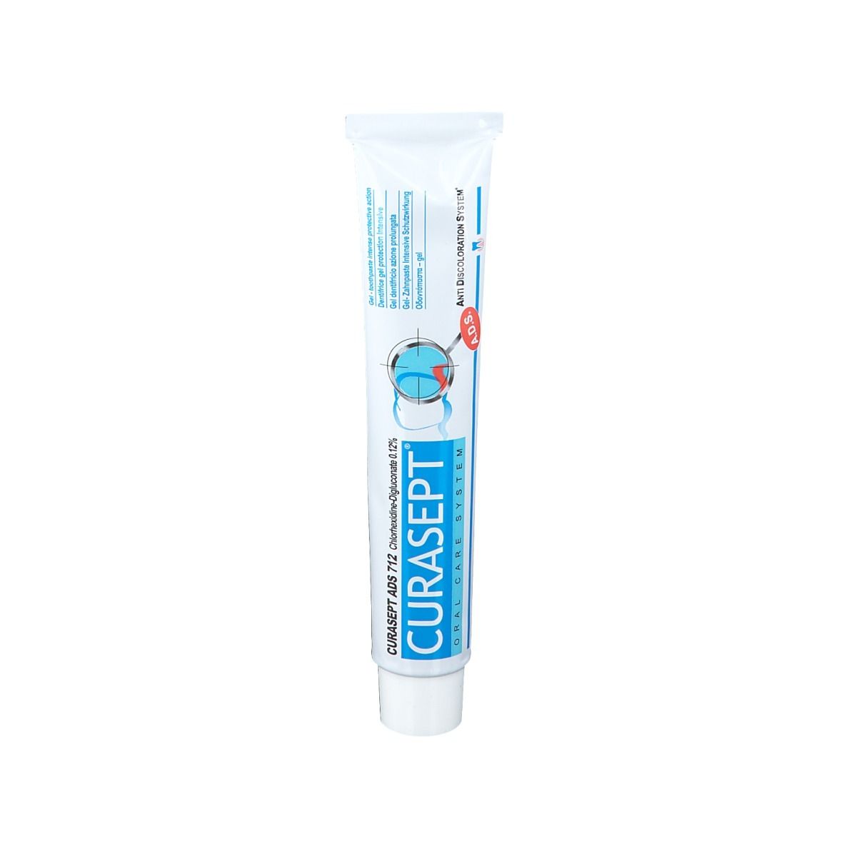 Curasept 0.12% Gel Dentifrice Ads712 Dentifrice(S) 75 ml