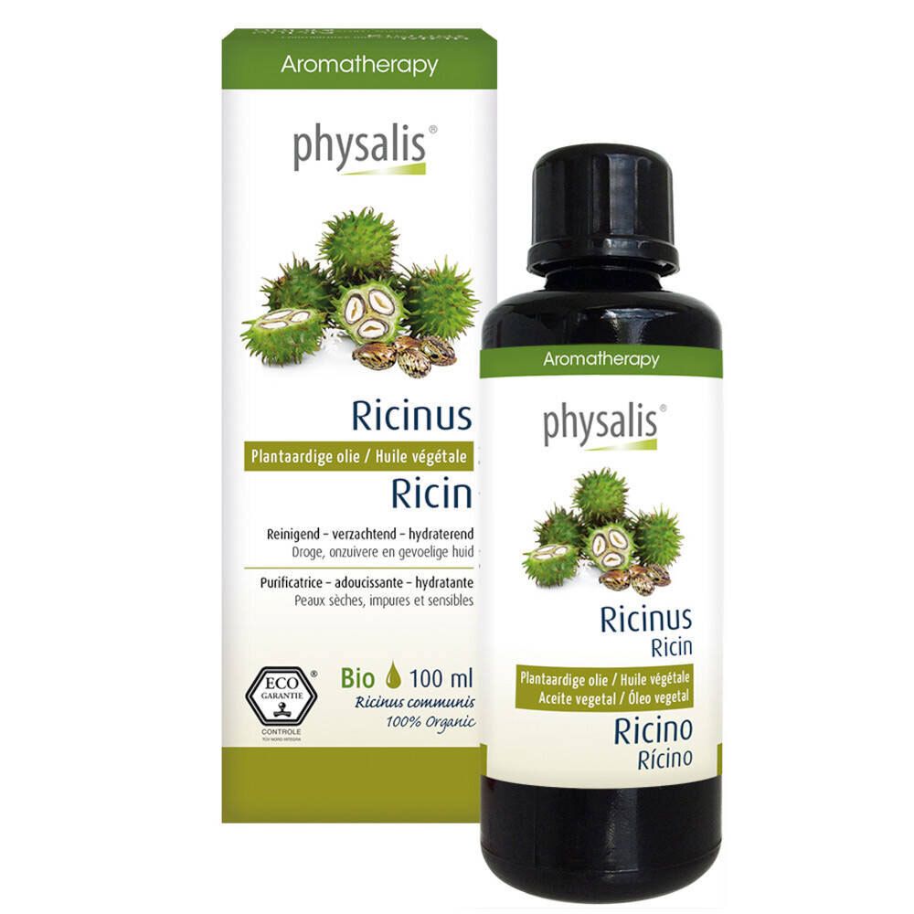 Physalis® Ricin Huile végétale Bio 100 ml
