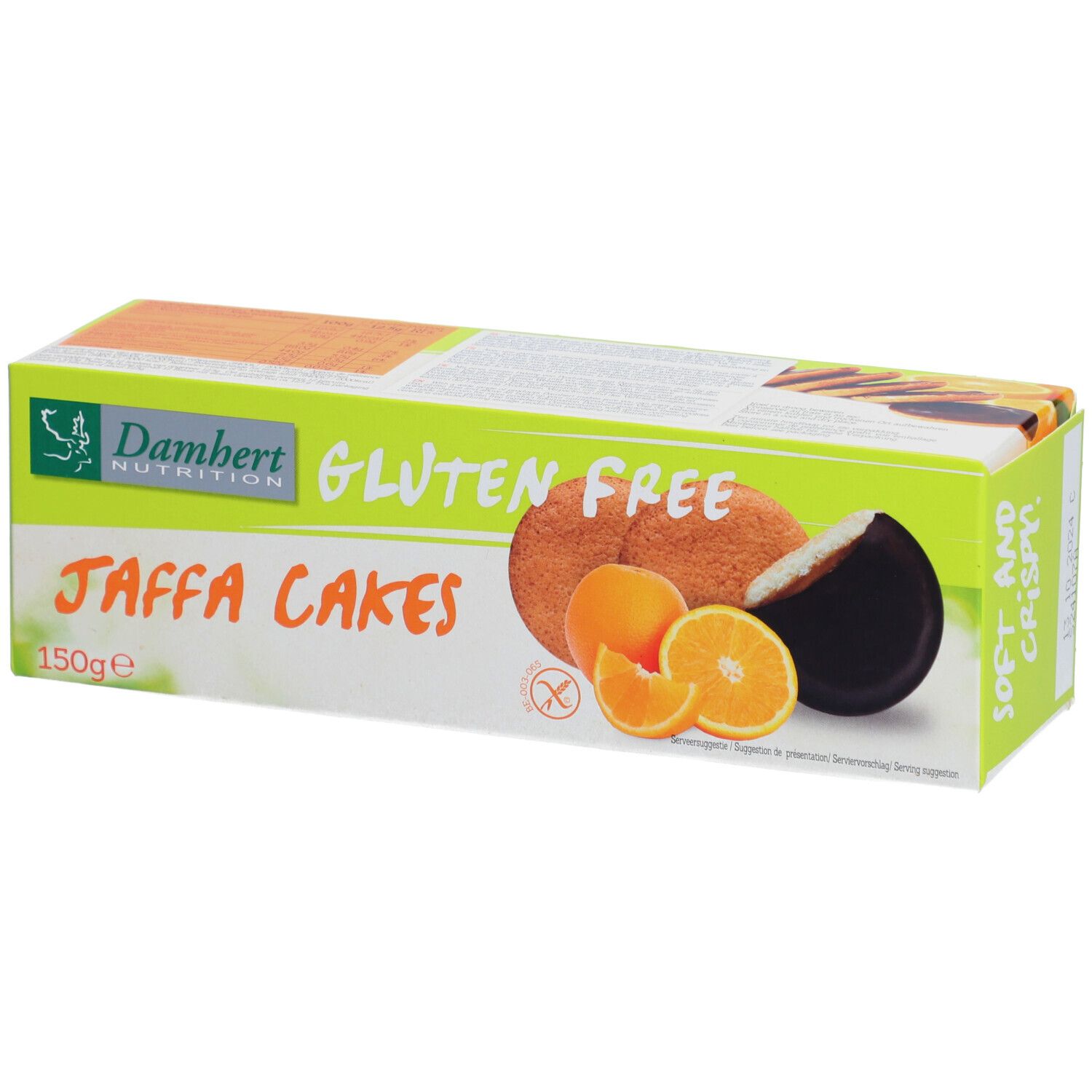 Damhert Gluten Free Jaffa Cakes Cookies 150 g