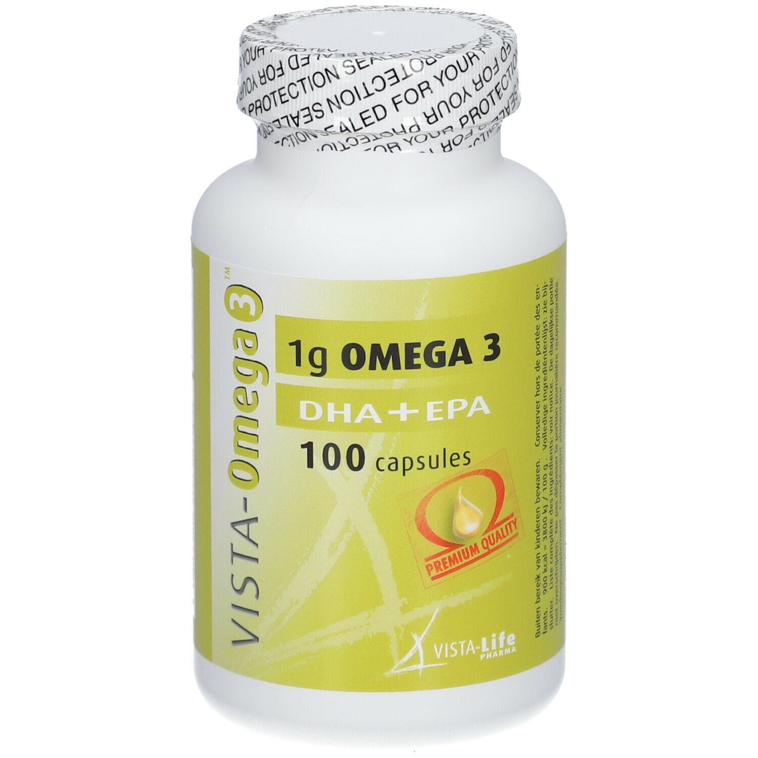 VISTA-Omega 3 100 pc(s) Capsule(S) Douce(S)