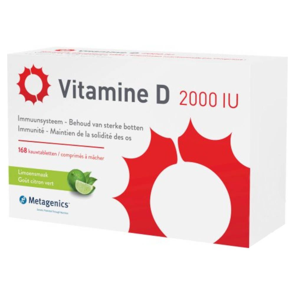 Vitamine D 2000IU 168 pc(s) Comprimé(S) À Croquer