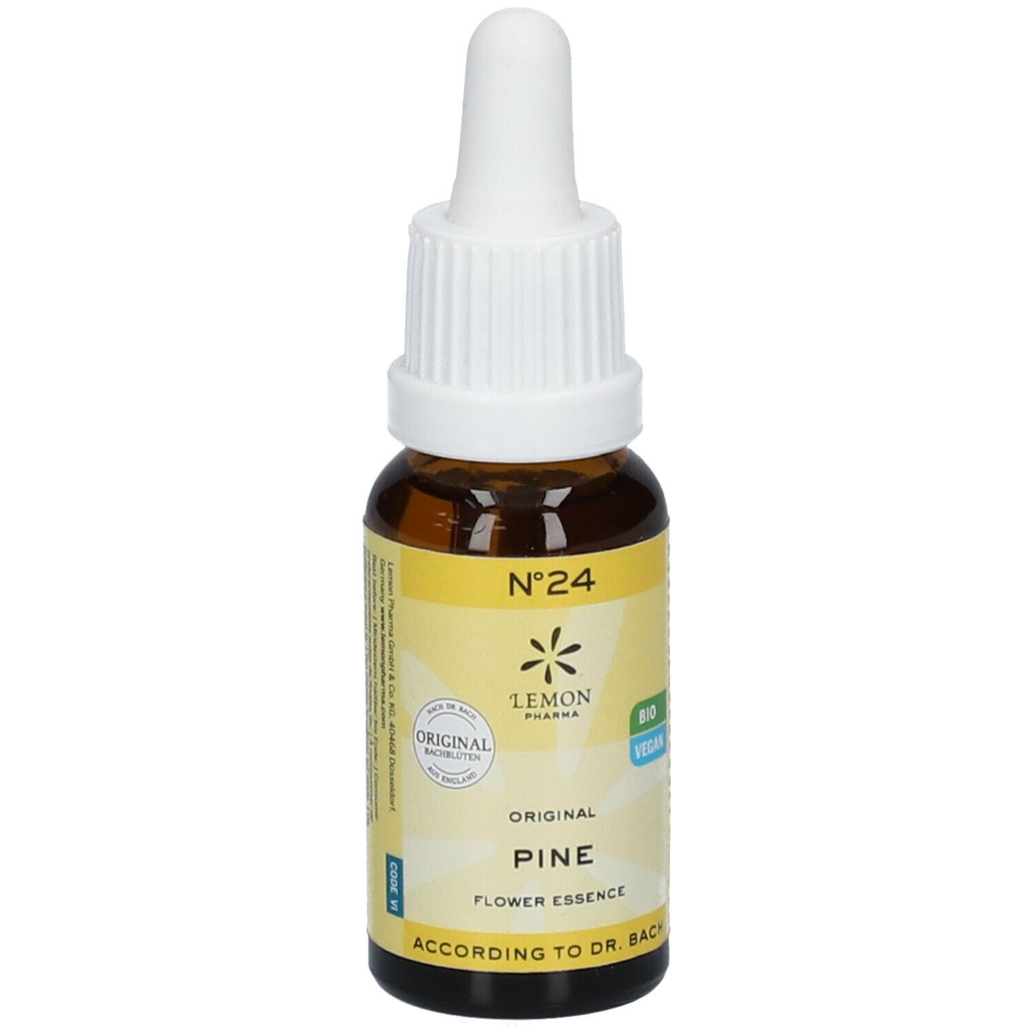 Bach Bloesems / Fleurs De Bach Lemon Pharma Fleurs De Bach Bio N°24 Pine Goutte(S) 20 Ml