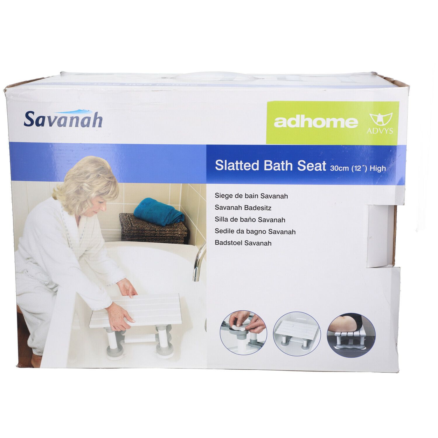 Adhome Savanah Siège pour baignoire 30 cm 1 pc(s) Autre