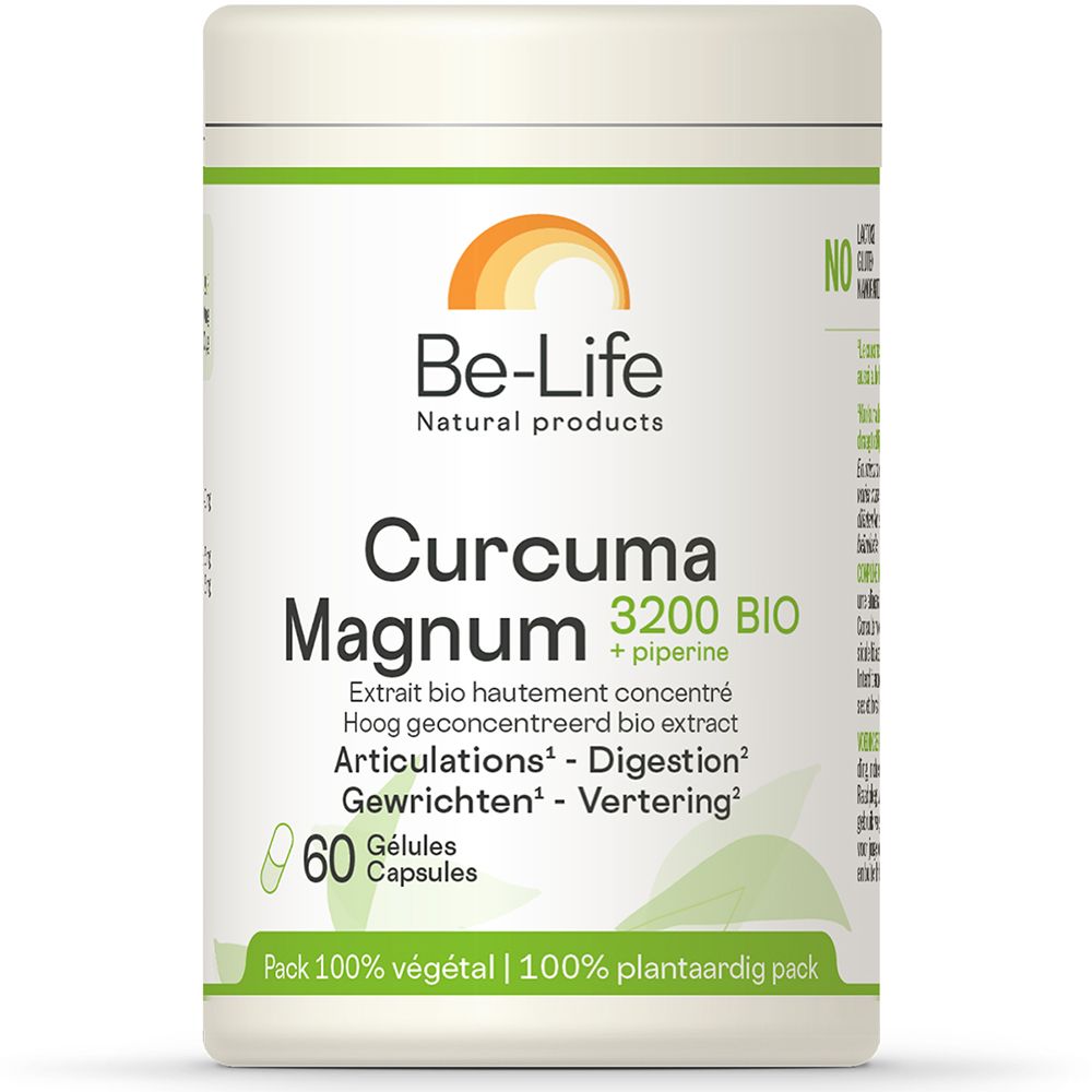 Be-Life Curcuma Magnum 3200 Bio Capsule(S) 60 Pc(S) Enfants