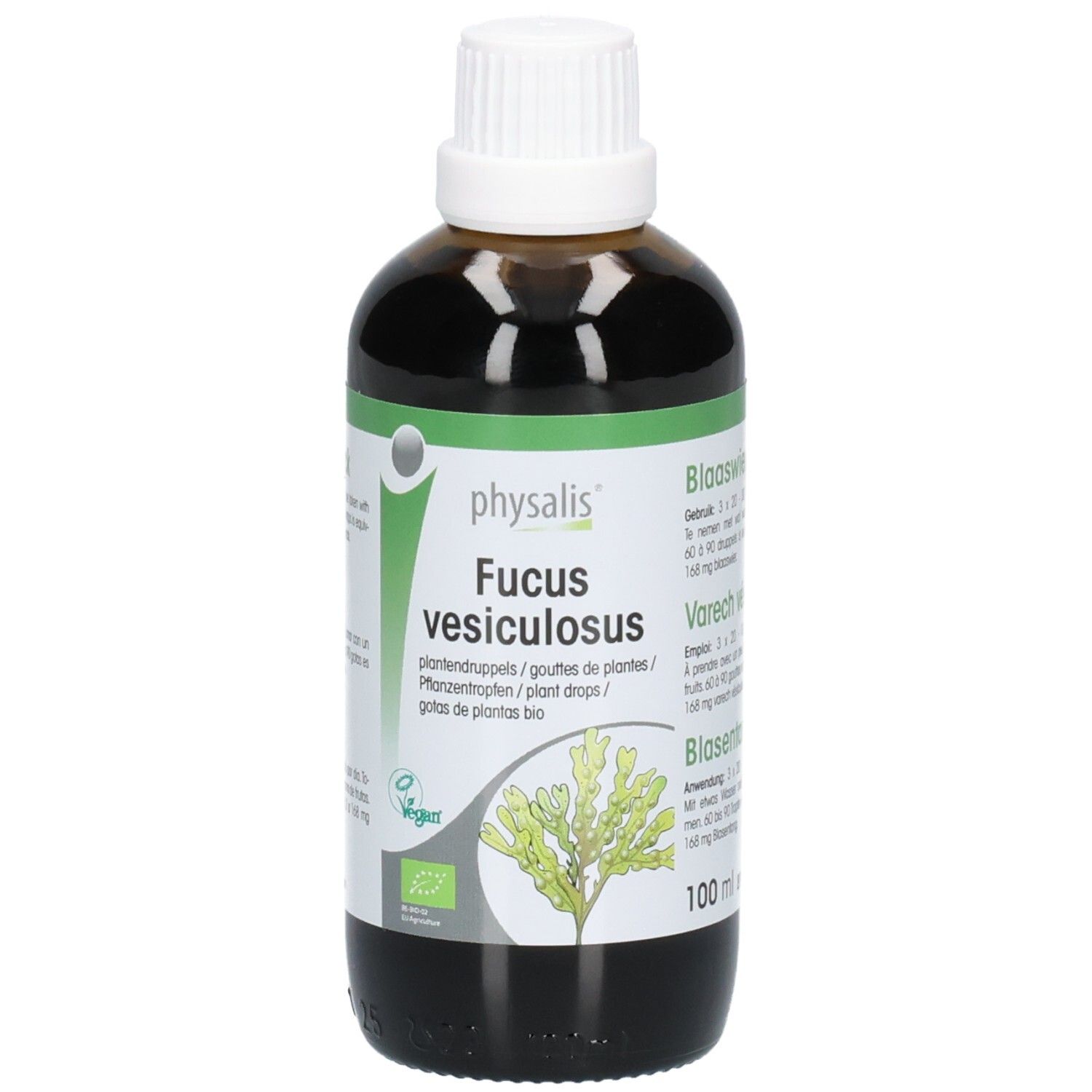 Physalis Fucus Vesiculosus Gouttes De Plantes Bio Goutte(S) 100 Ml Enfants