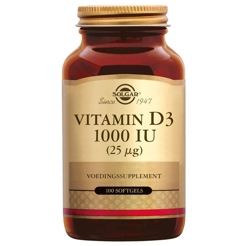 Solgar Vitamin D-3 25 μg/1000 IU 100 pc(s) Capsule(S)