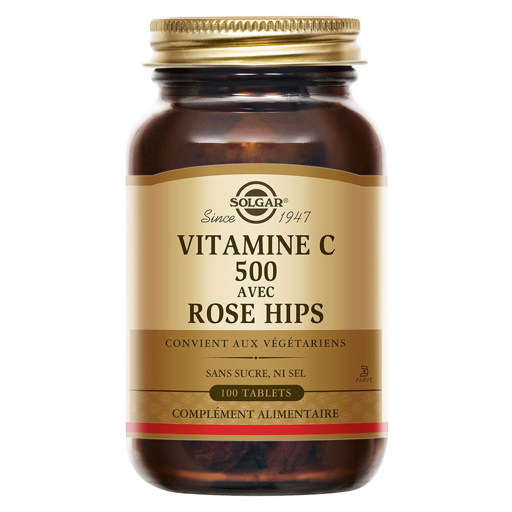 Solgar Rose Vitamine C Et Cynorrhodon, 100 Comprimés - Image 4