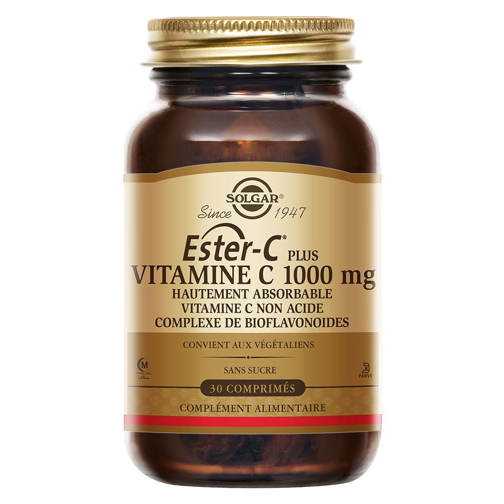 Solgar Ester C® Plus 1000 Mg Comprimés Taille 30 - Image 2